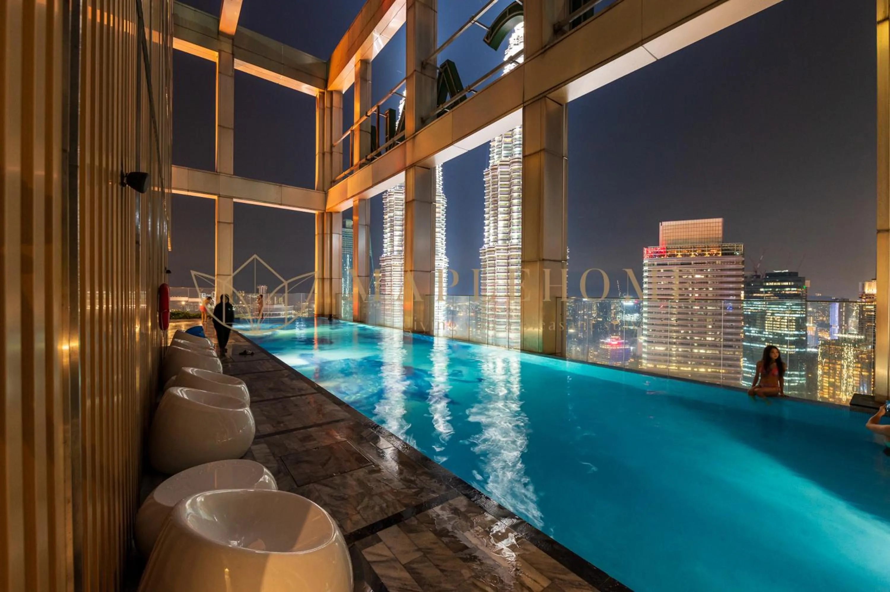 Swimming pool in Tropicana The Residences Premier Suites KLCC