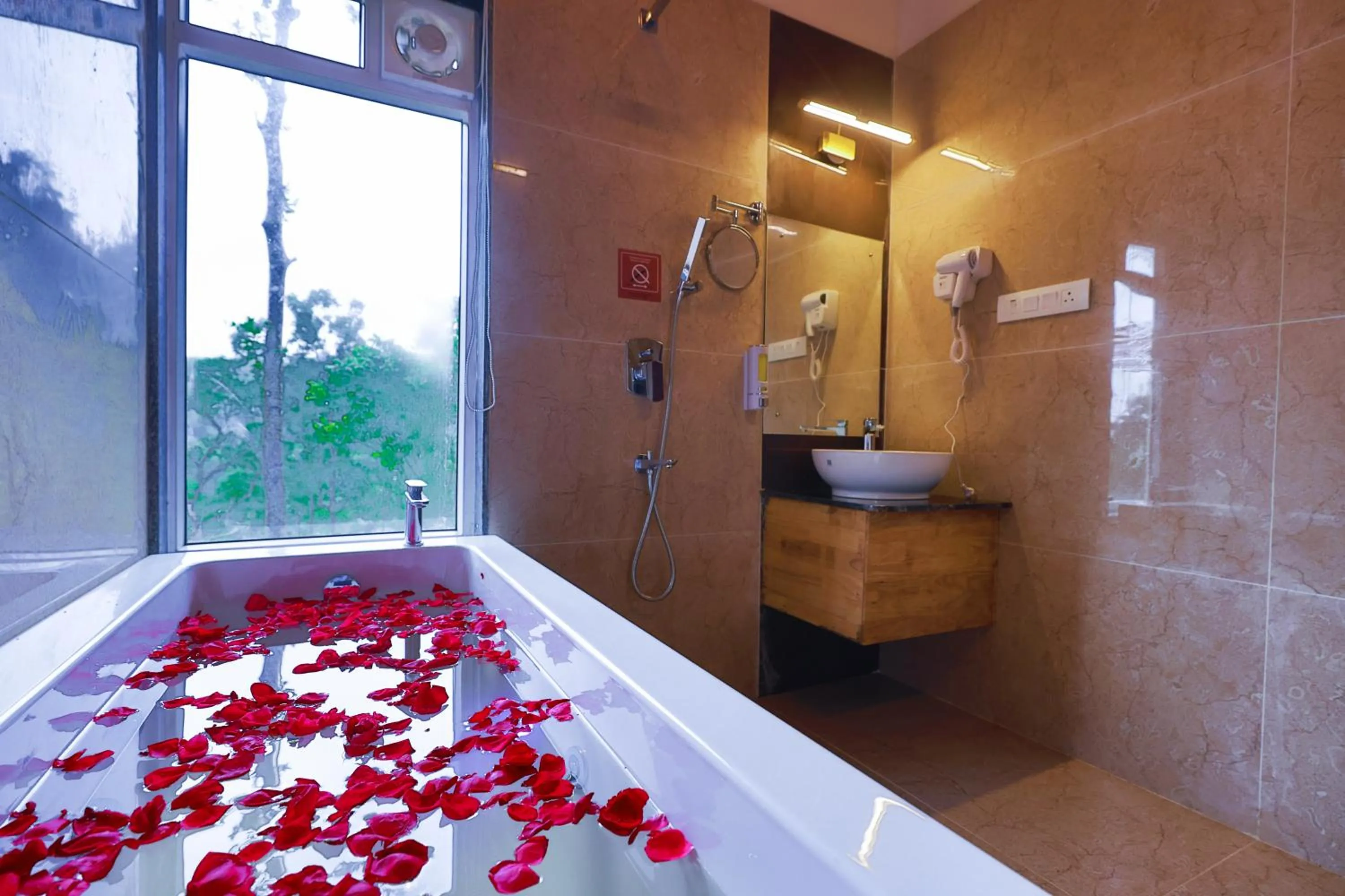 Bath in Silent Brook Resort - Coorg