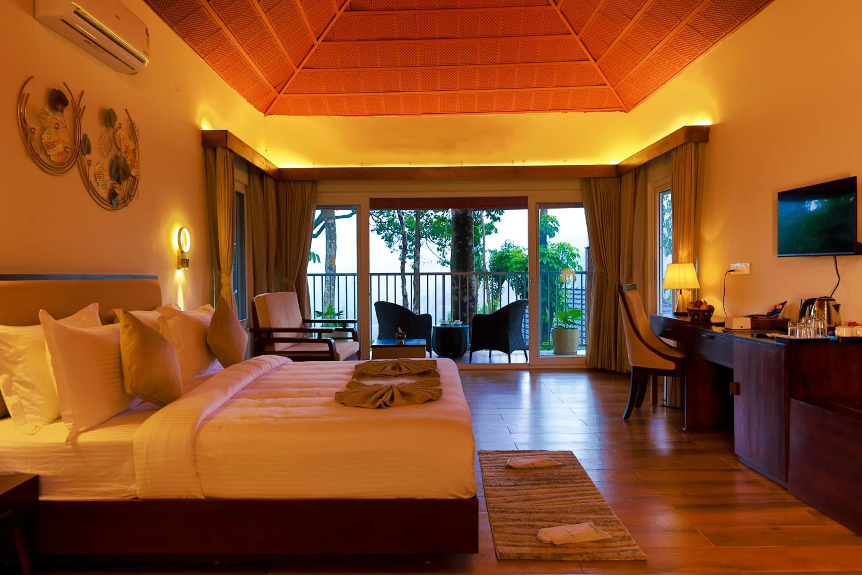 Bed in Silent Brook Resort - Coorg