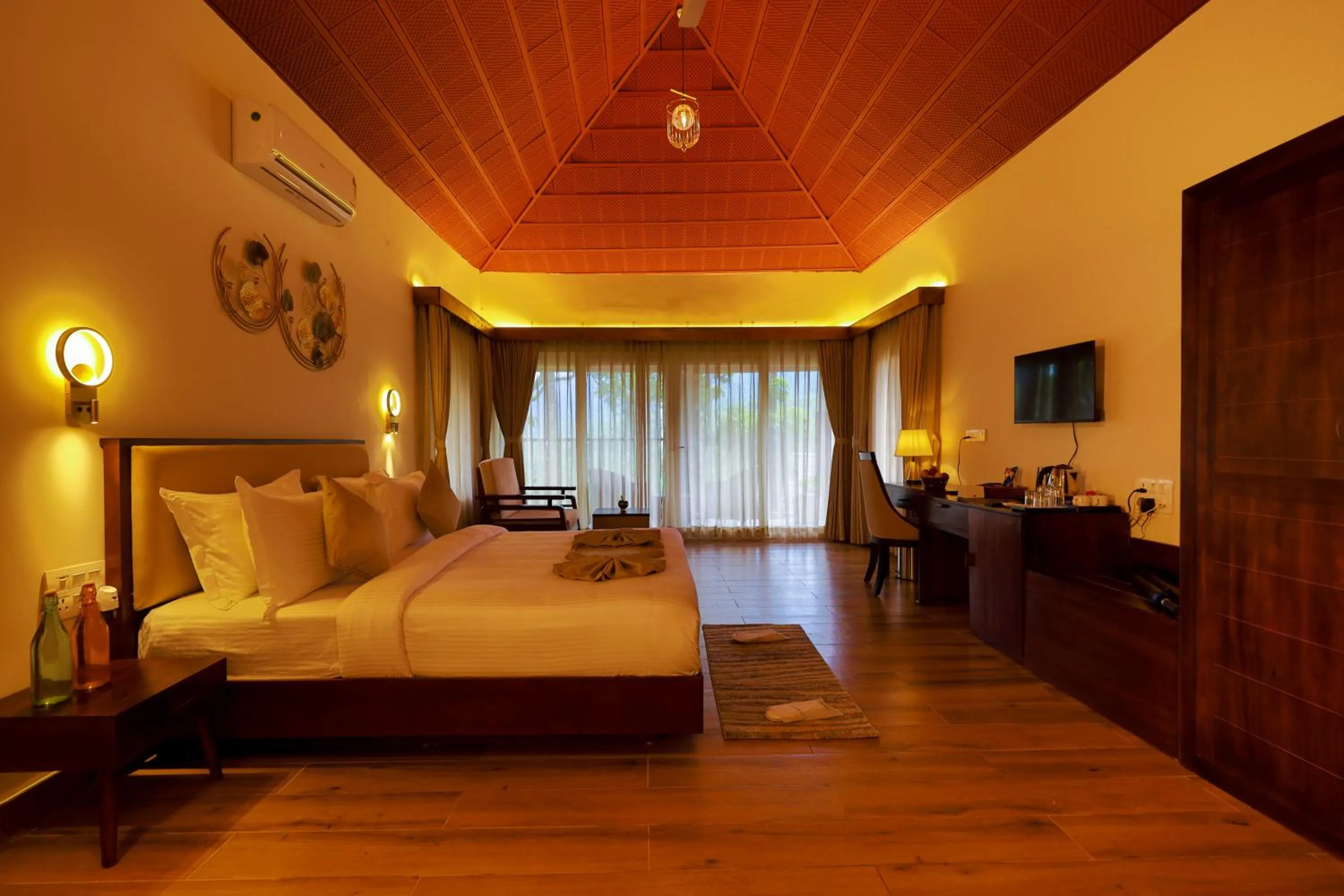 Bedroom, Bed in Silent Brook Resort - Coorg