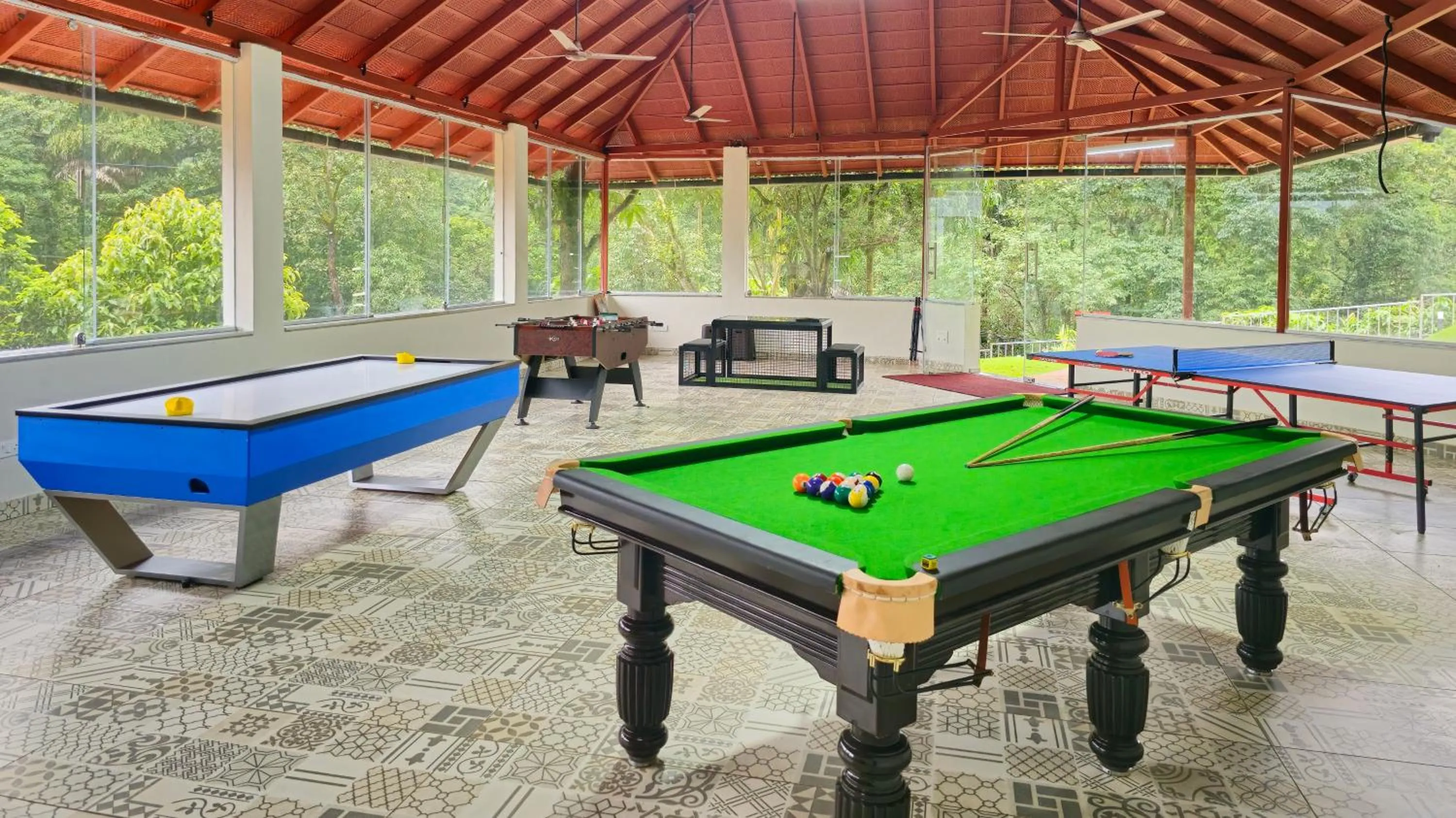 Game Room in Silent Brook Resort - Coorg