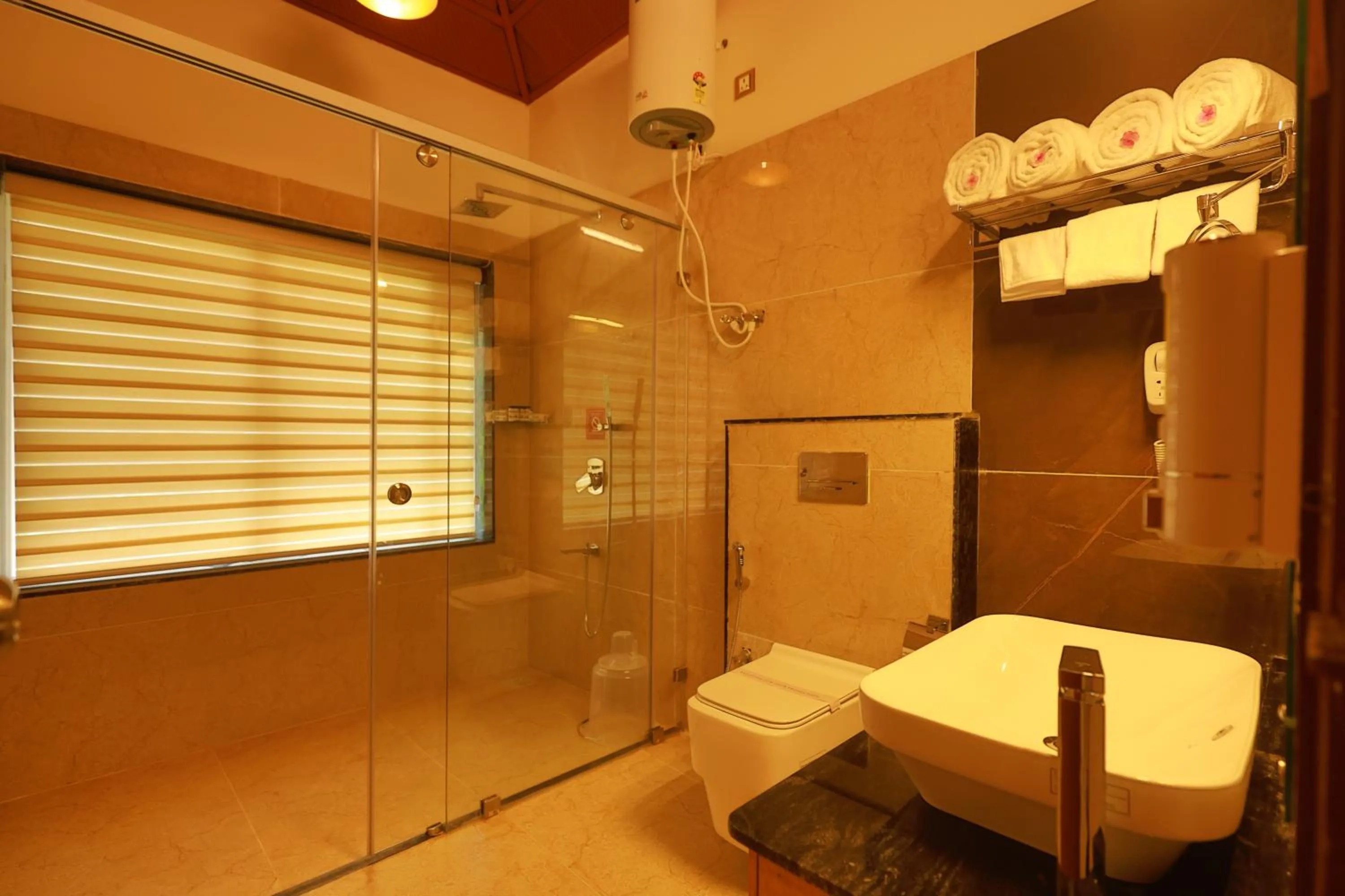 Bathroom in Silent Brook Resort - Coorg