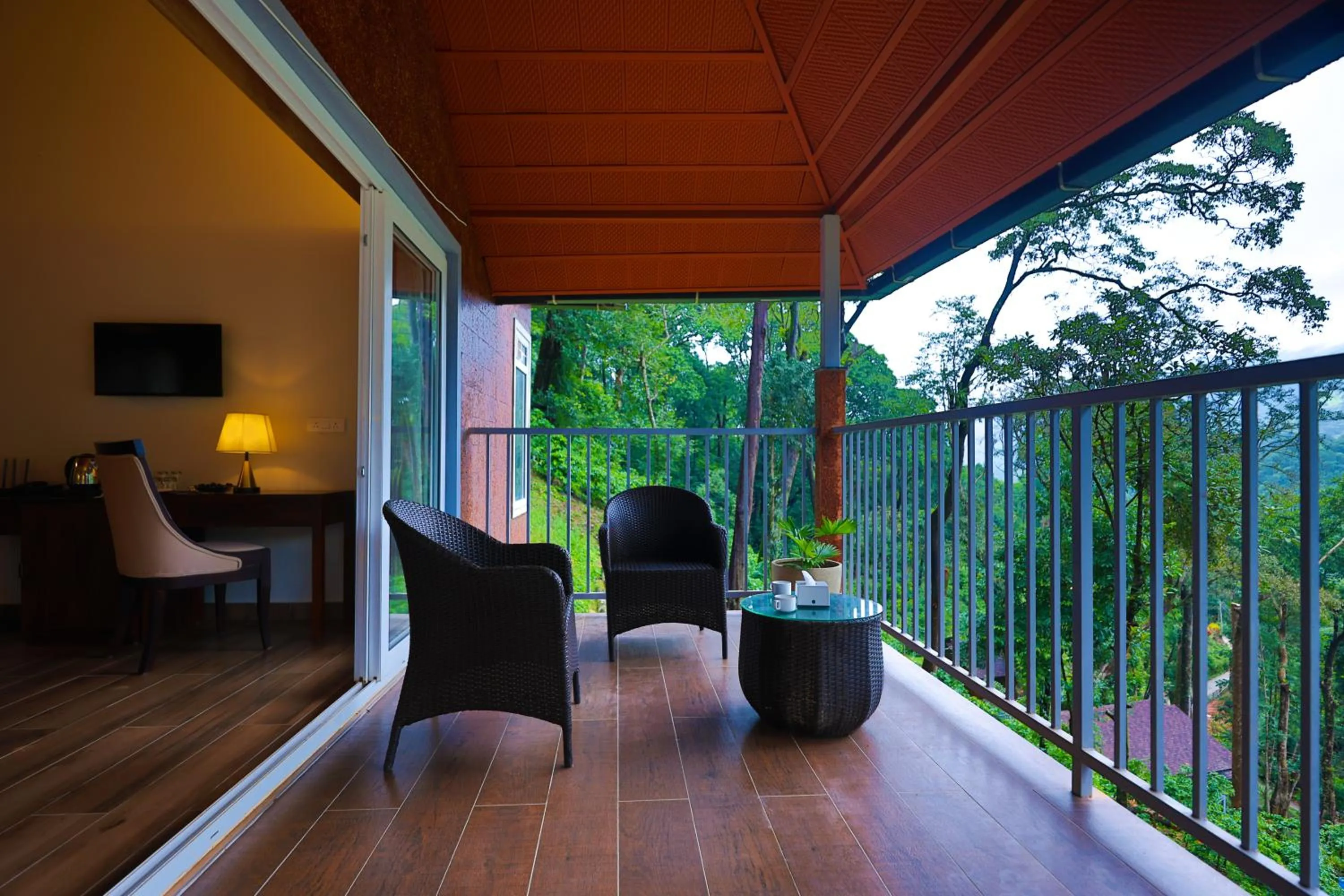 Balcony/Terrace in Silent Brook Resort - Coorg