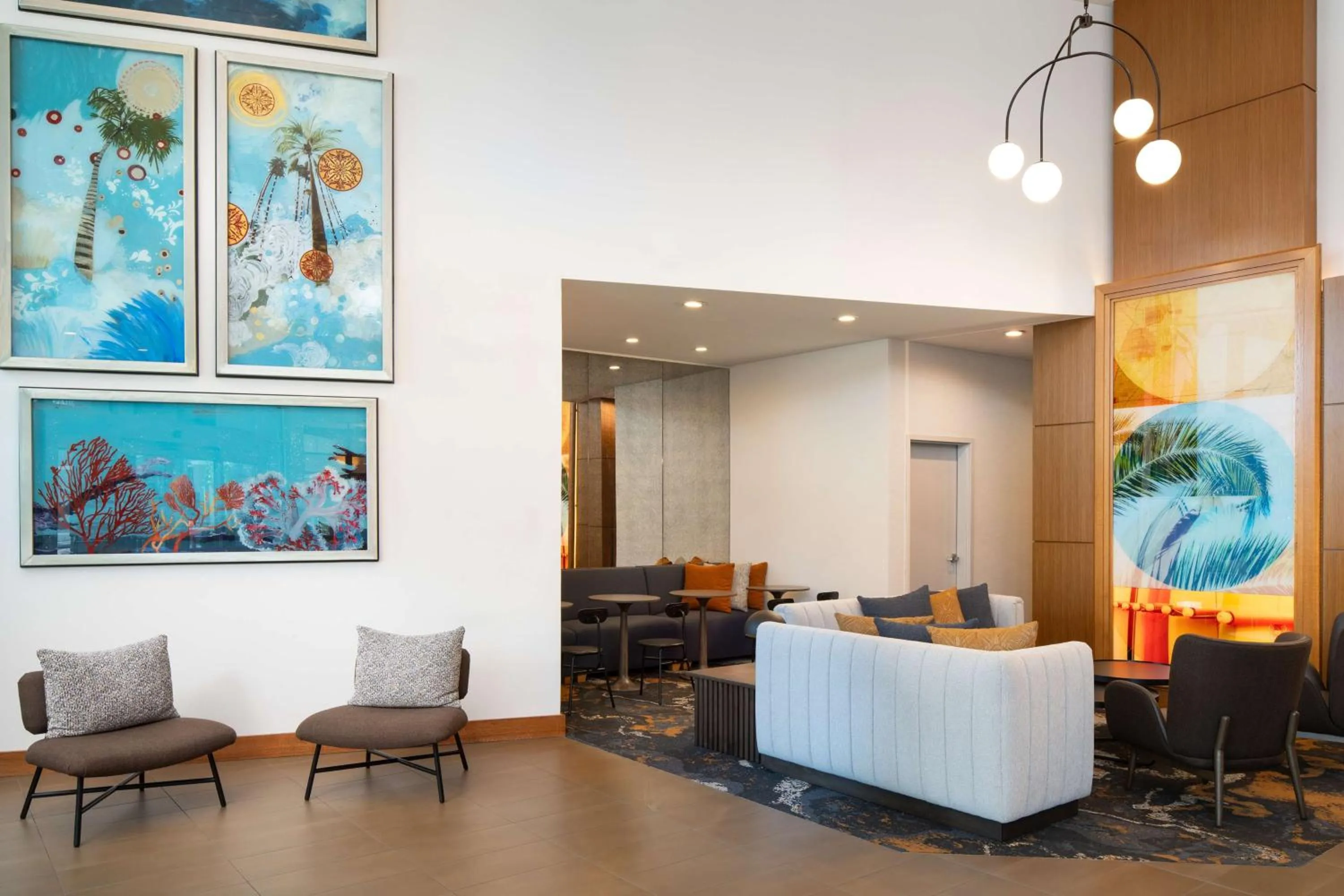 Lobby or reception in Hyatt Place at Anaheim Resort / Convention Center