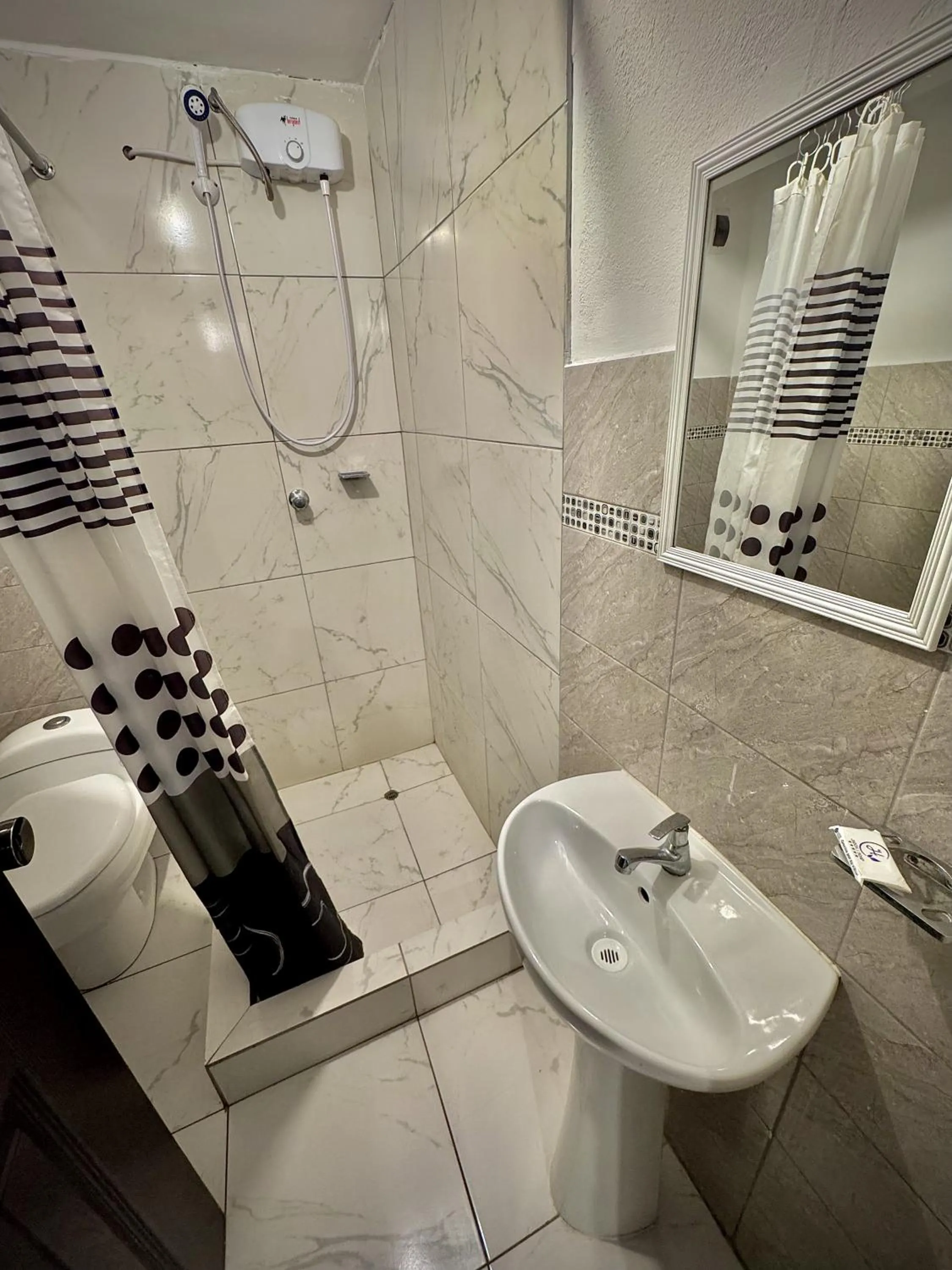 Shower in Apu Wasi