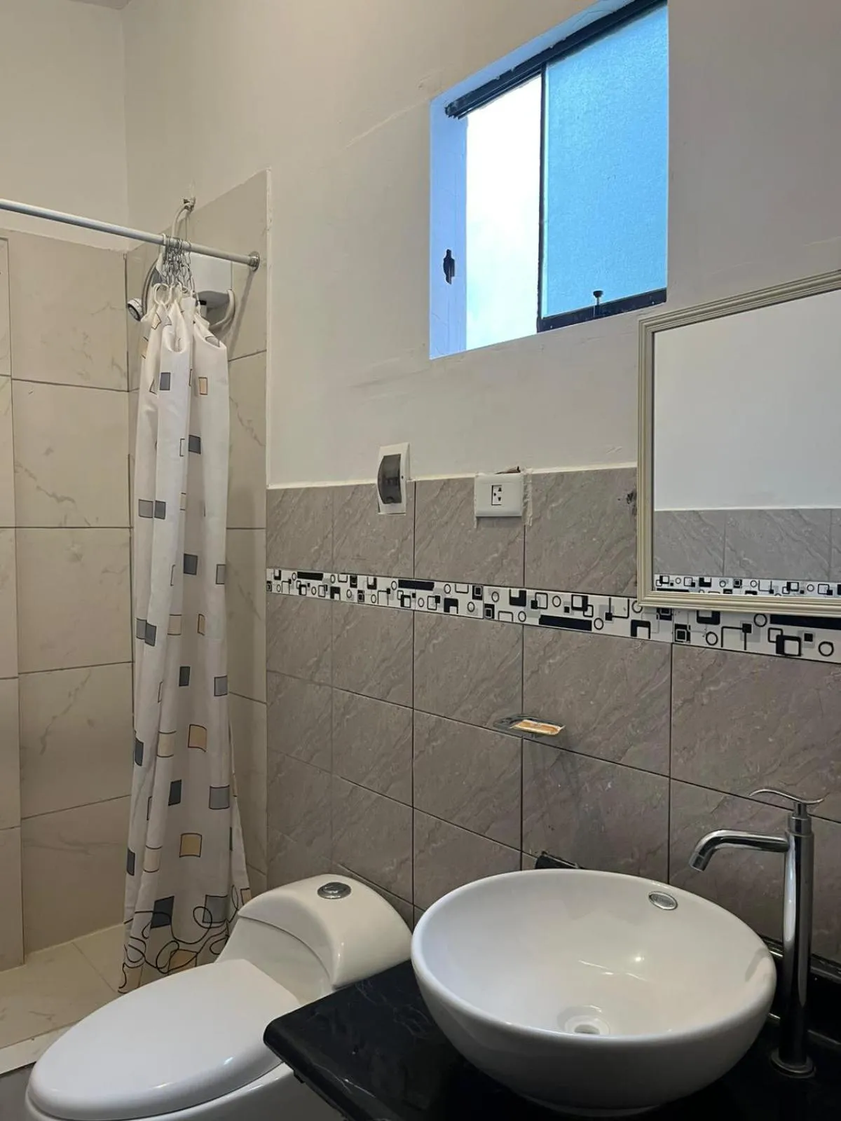 Shower in Apu Wasi