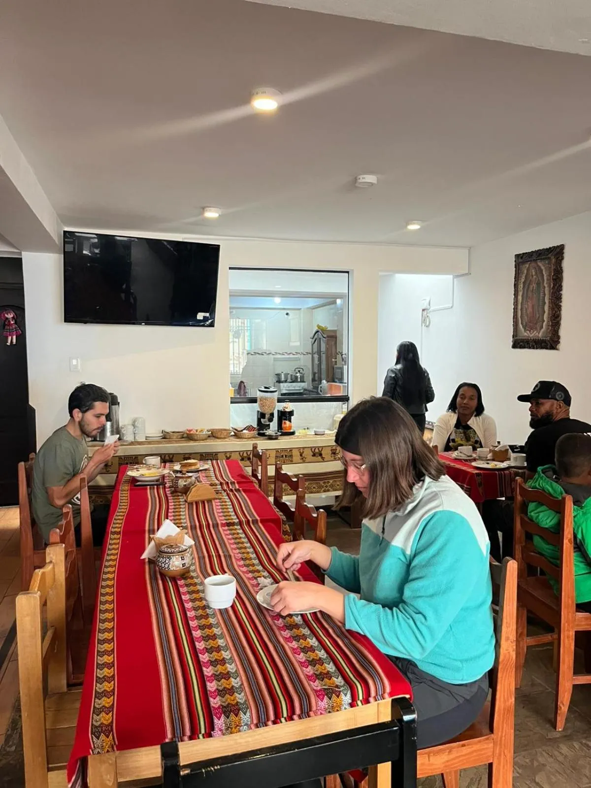 Dining area in Apu Wasi