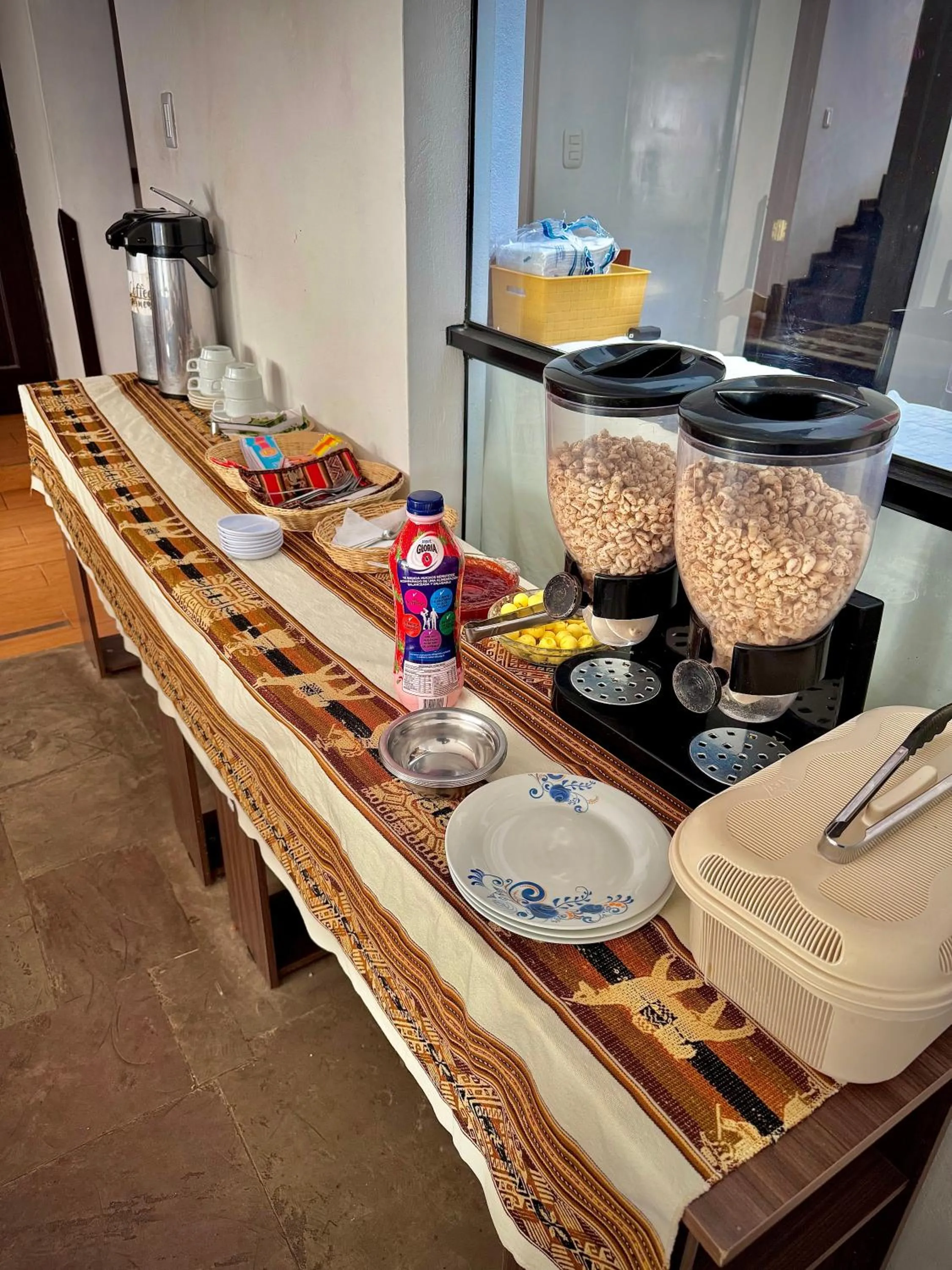 Continental breakfast in Apu Wasi