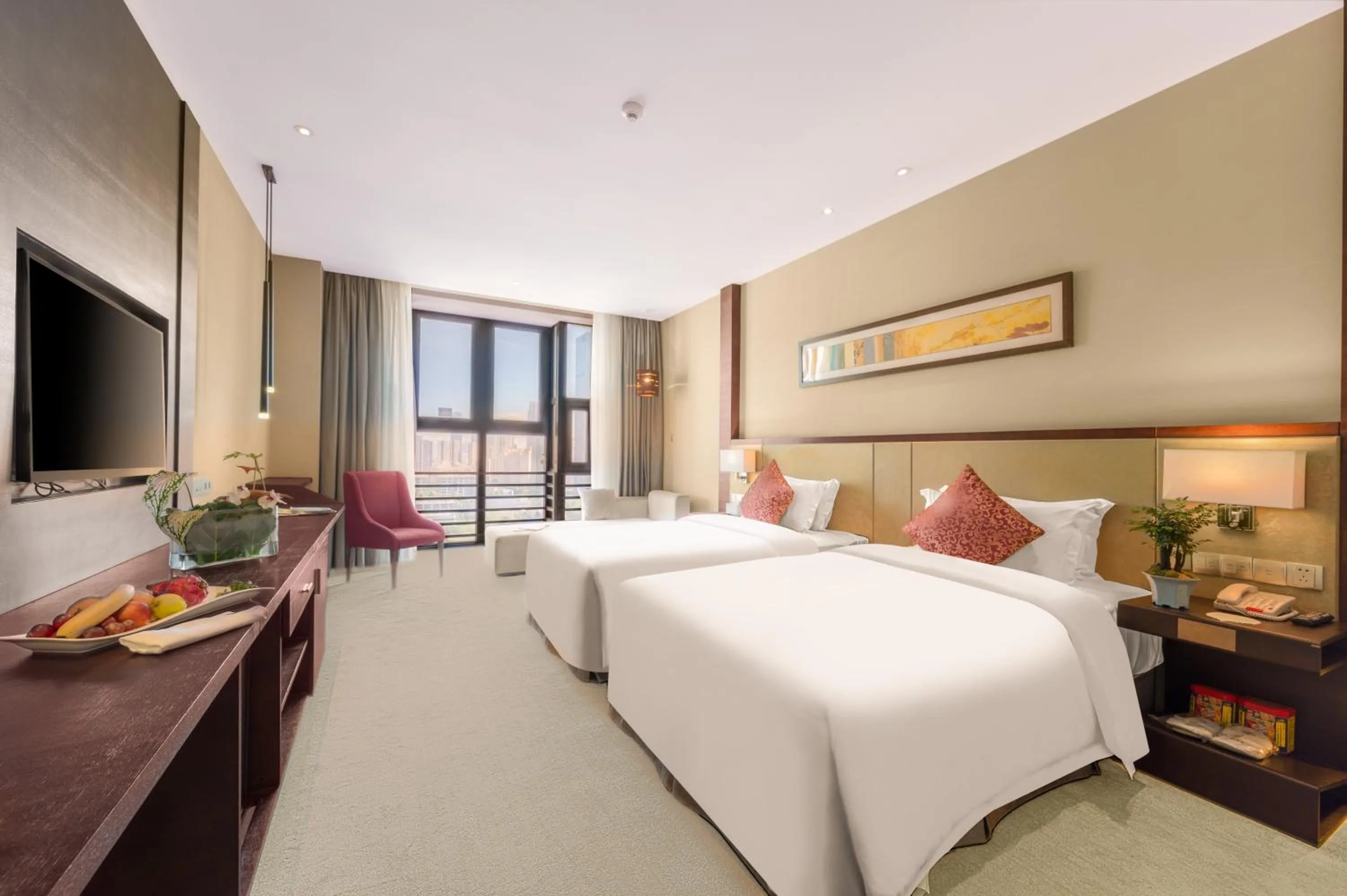 Bed in Lia Charlton Hotel Shenzhen