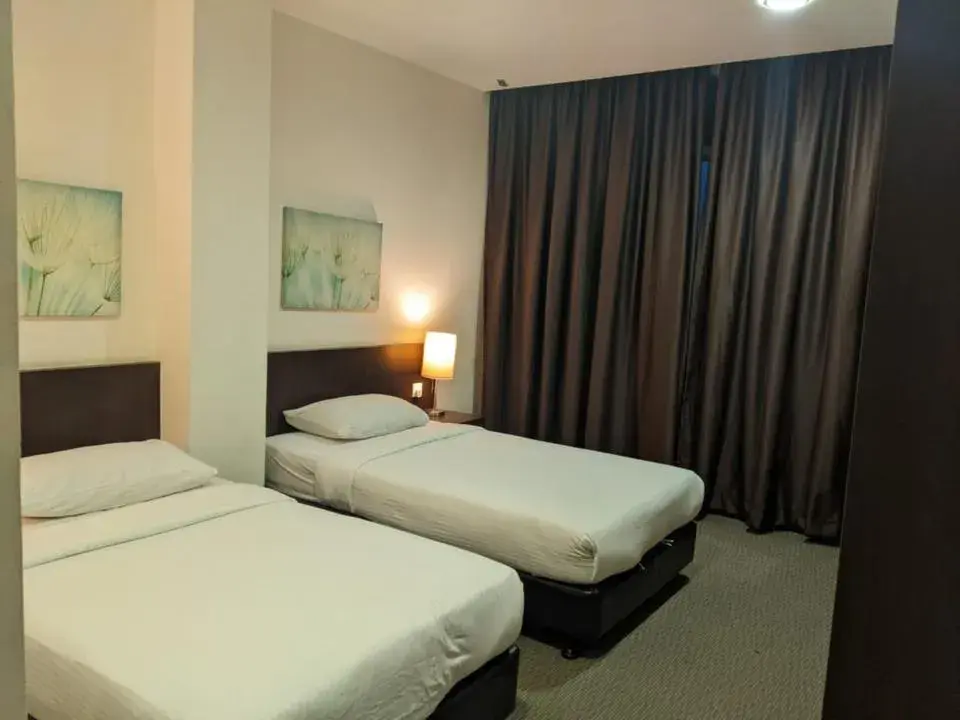 Bed in The View Hotel Bed in The View Hotel