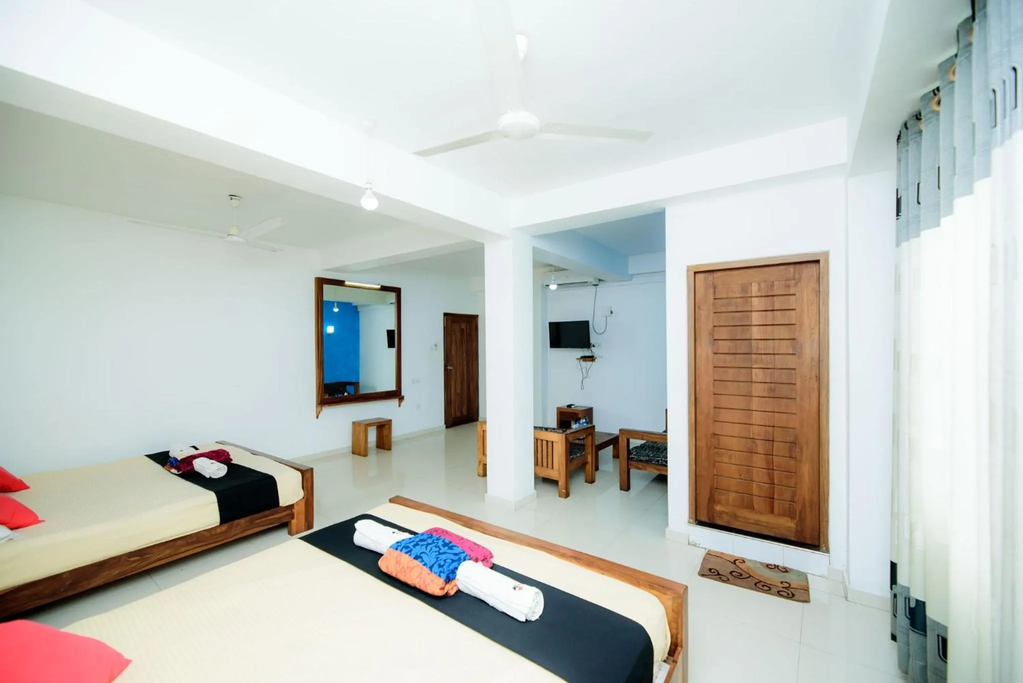 Bed in Hotel Sea Line