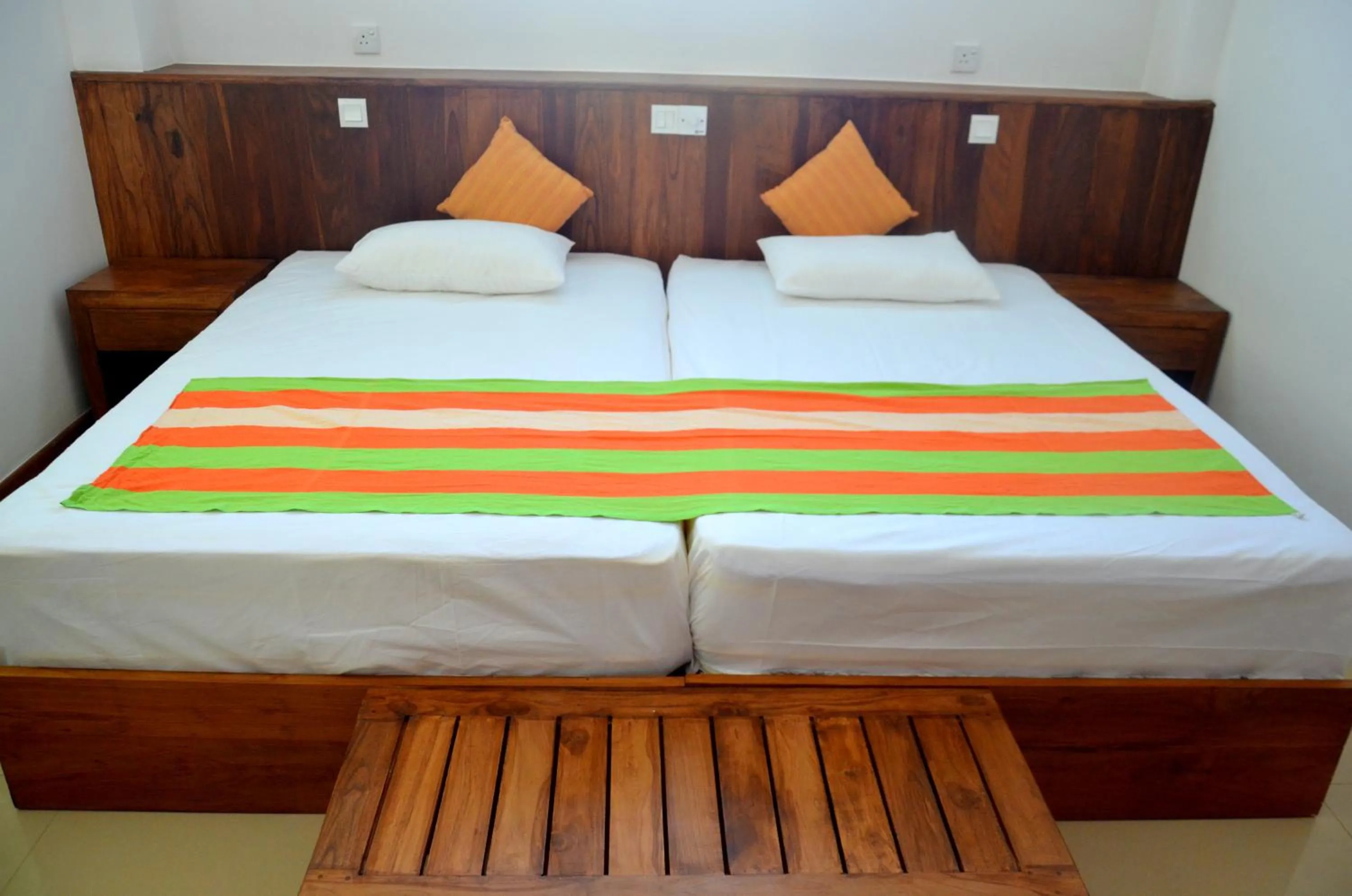 Bed in Hotel Sea Line