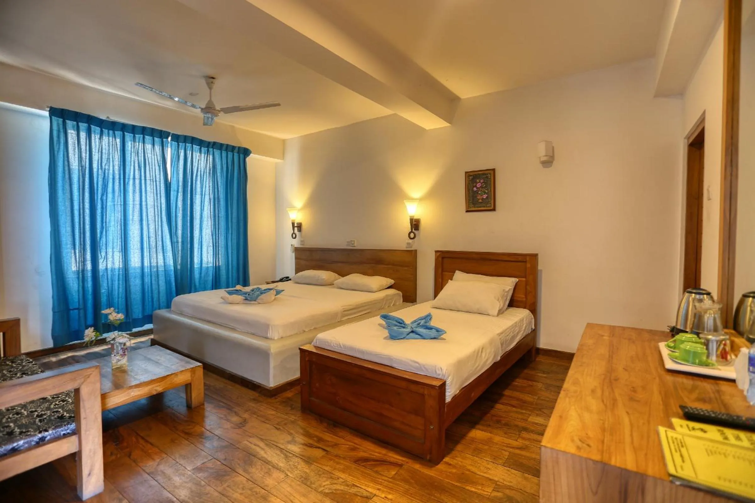 Bed in Hotel Sea Line
