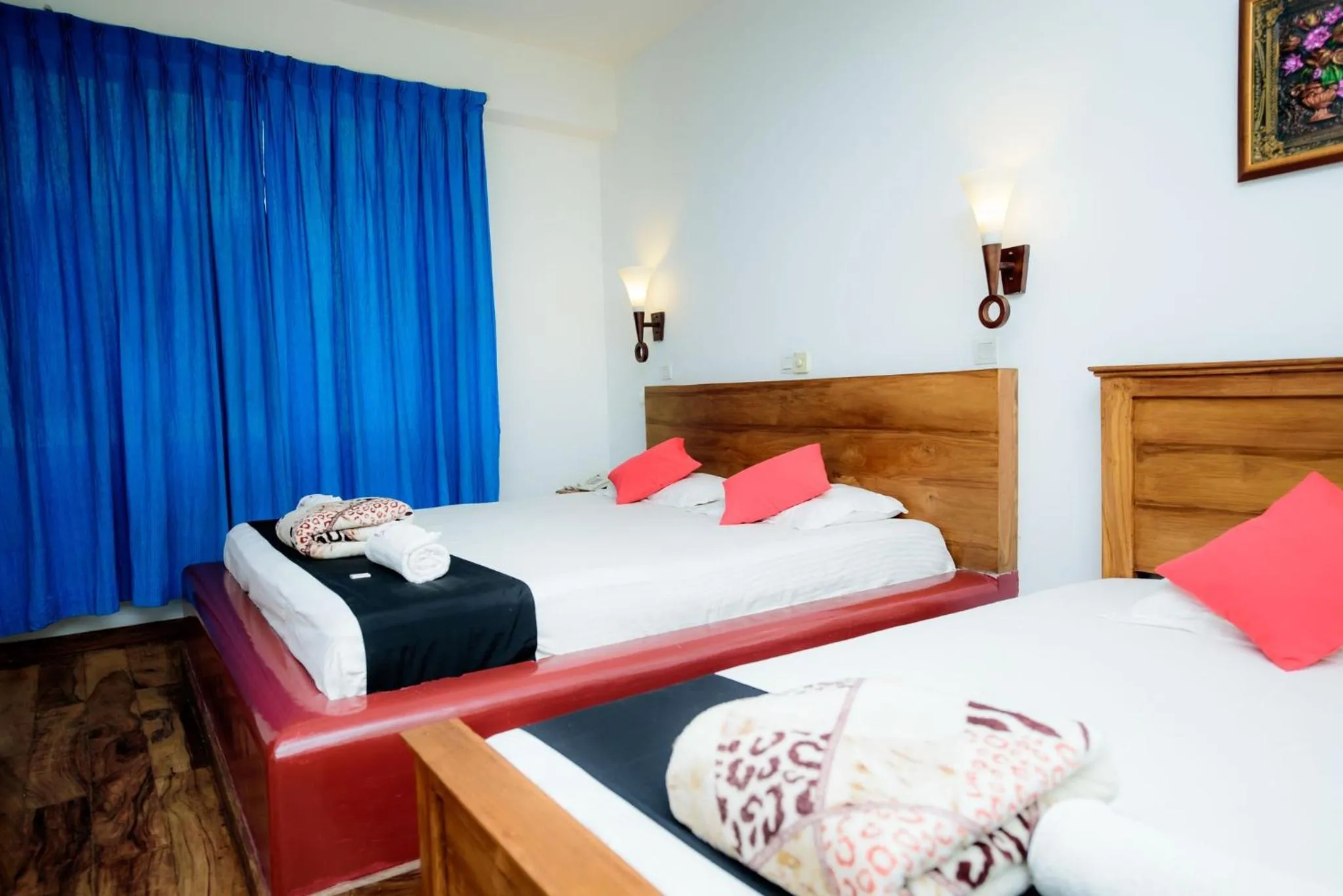 Bedroom, Bed in Hotel Sea Line