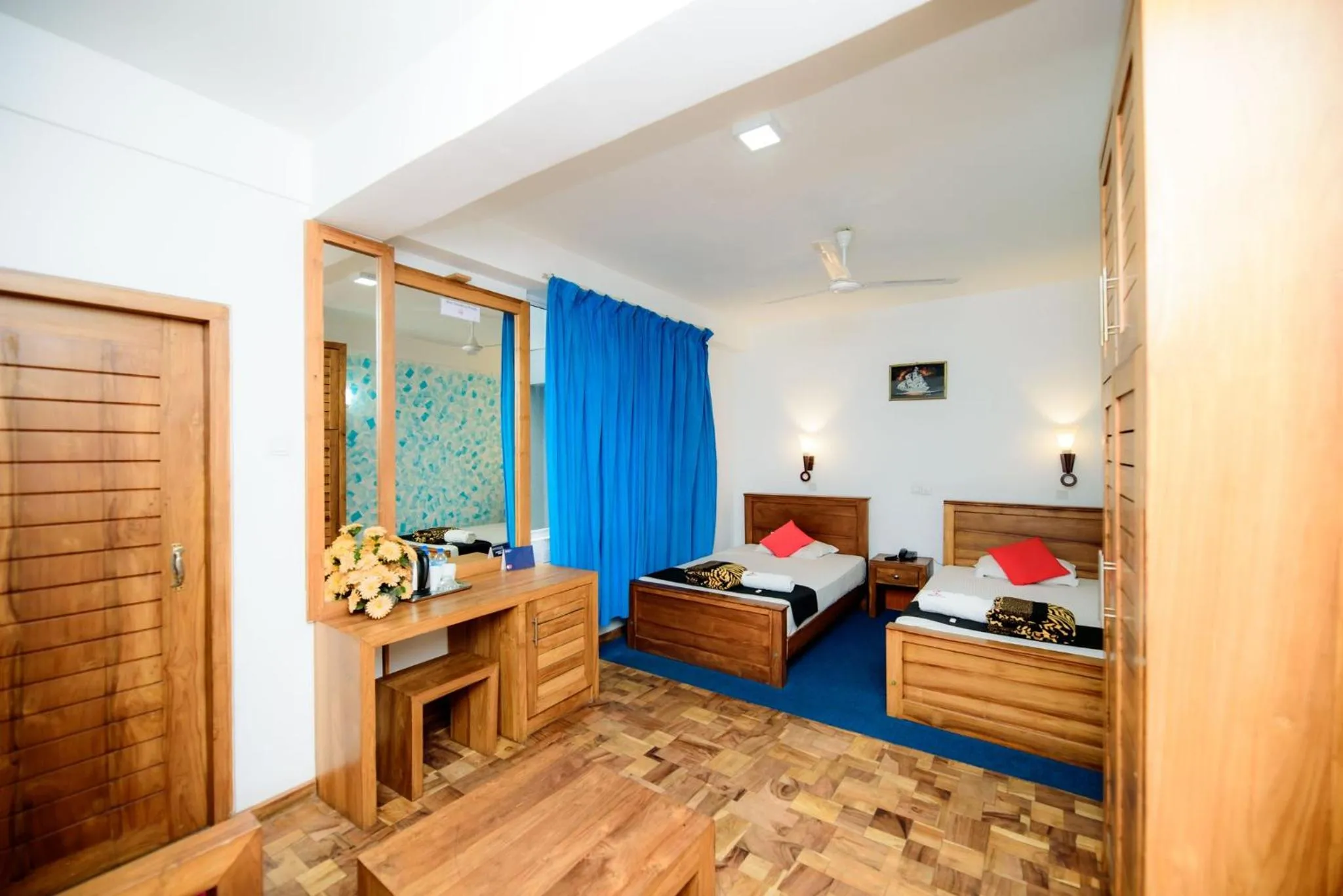 Bedroom, Bed in Hotel Sea Line