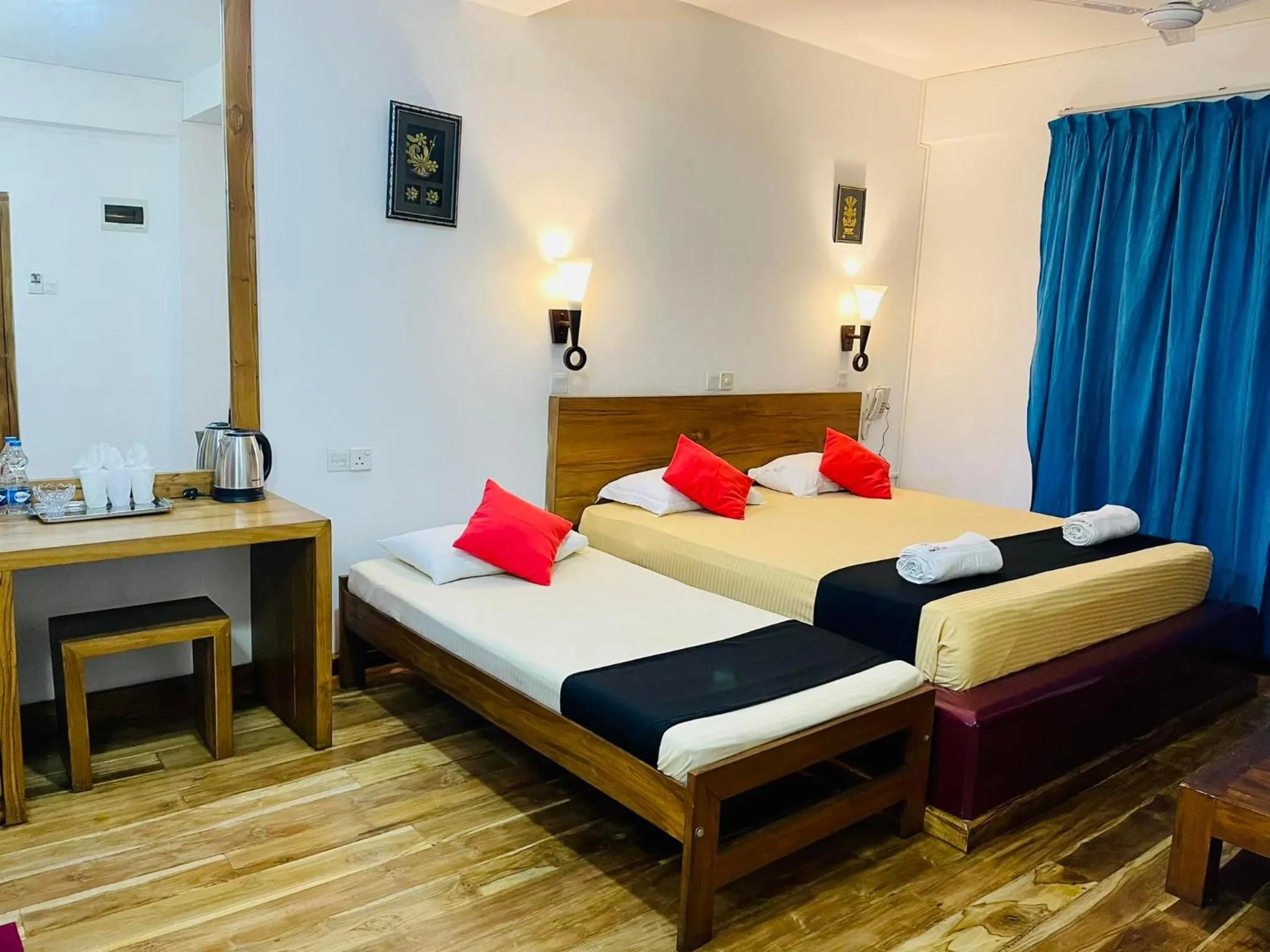 Bedroom, Bed in Hotel Sea Line
