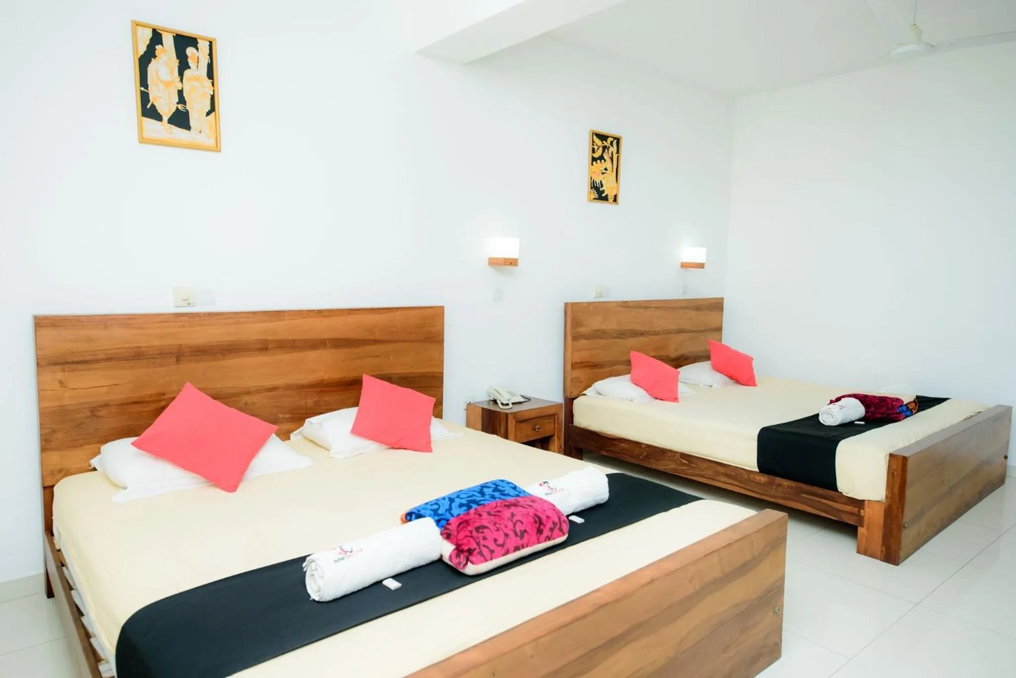 Bedroom, Bed in Hotel Sea Line