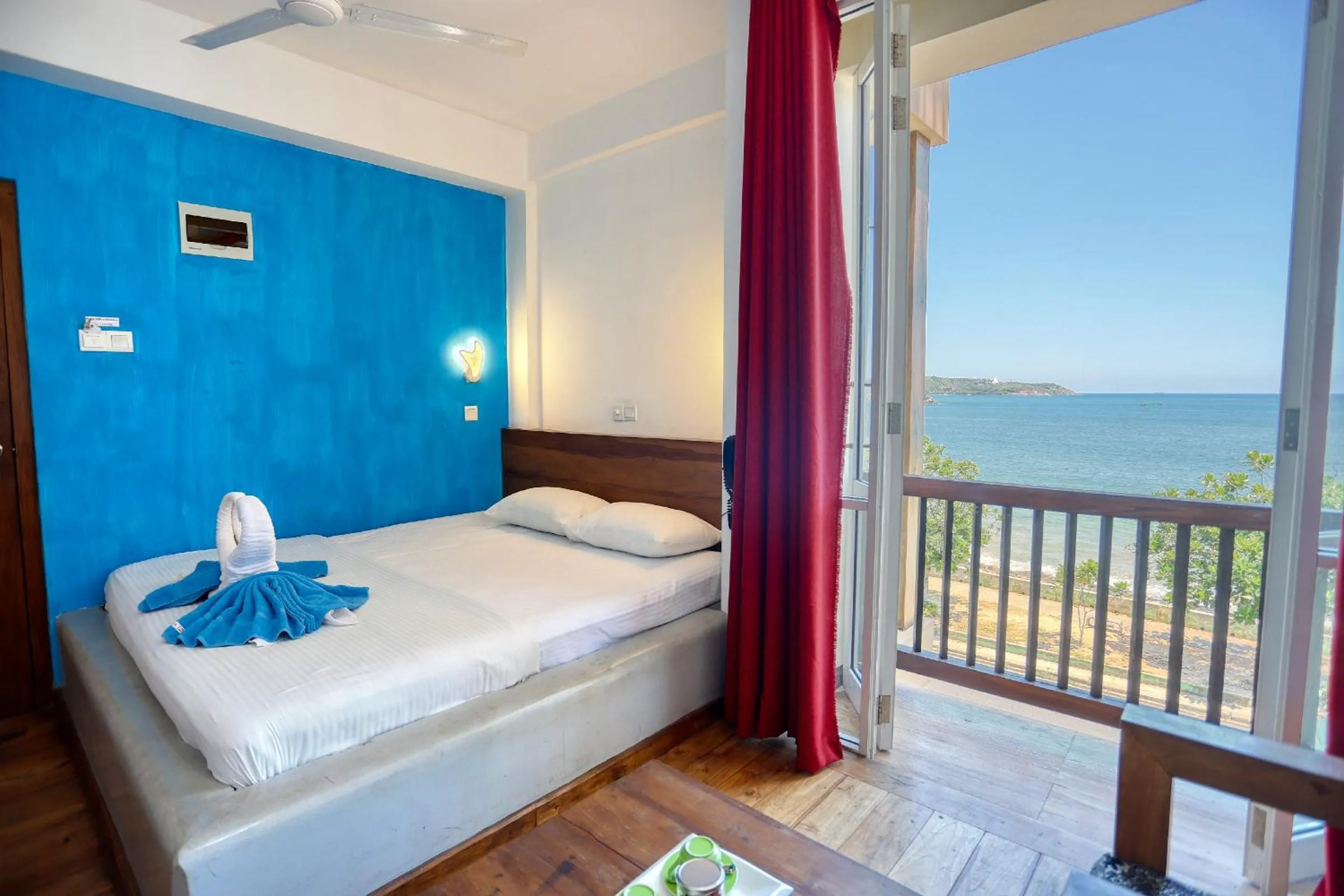 Bedroom, Bed in Hotel Sea Line