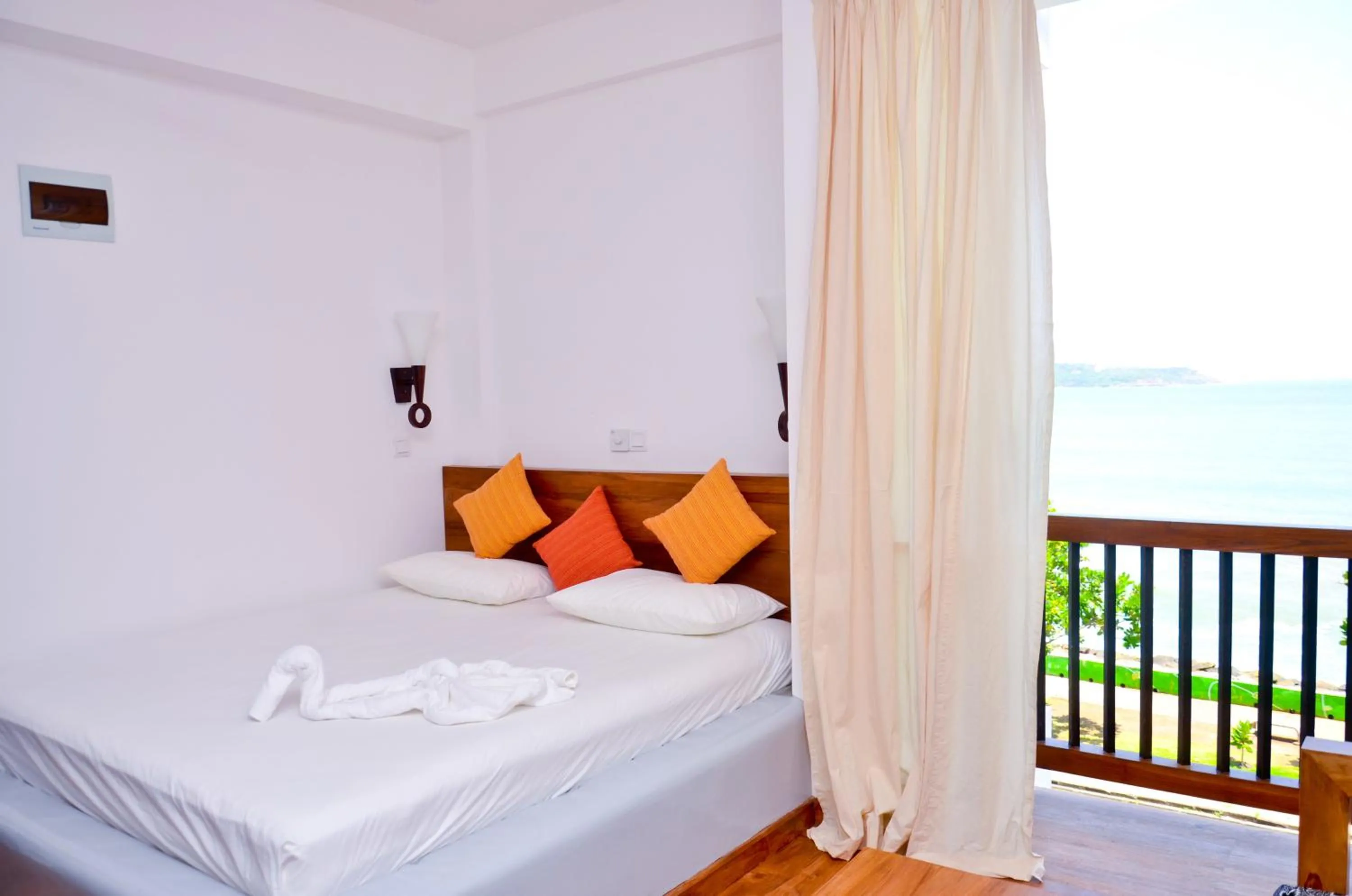 Bed in Hotel Sea Line