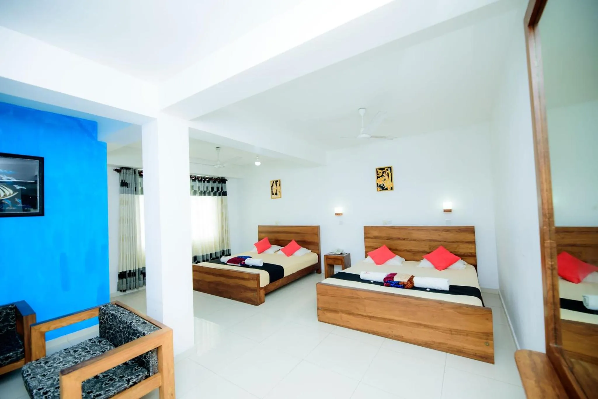 Bedroom, Bed in Hotel Sea Line