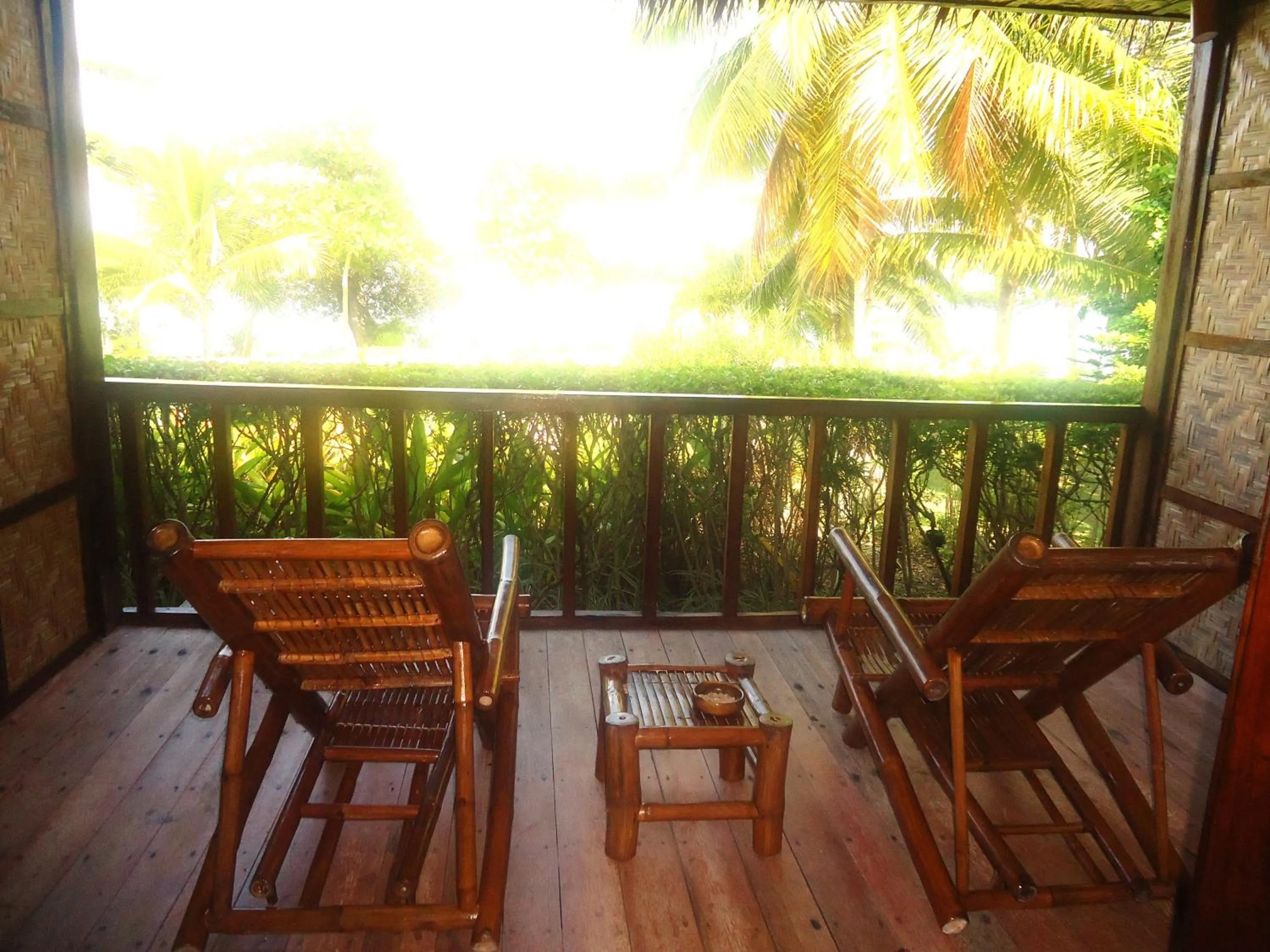 Balcony/Terrace in DACOZY Beach Resort