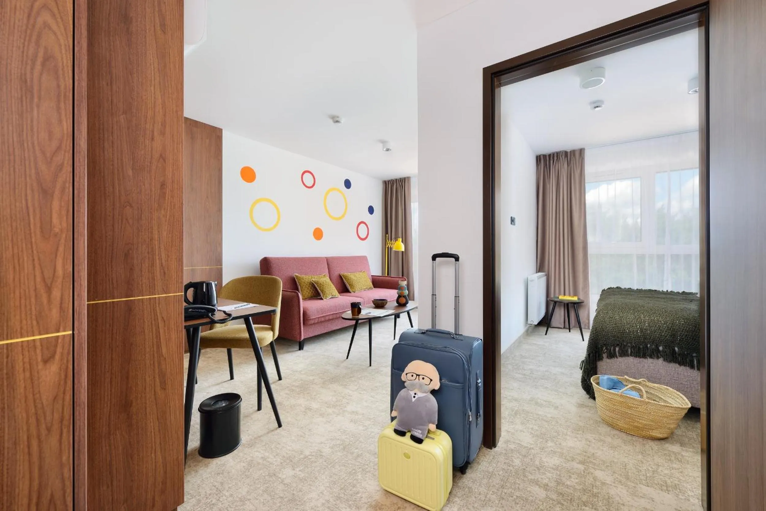 Bed in Arche Nałęczów & SPA dawne Sanatorium Milicyjne