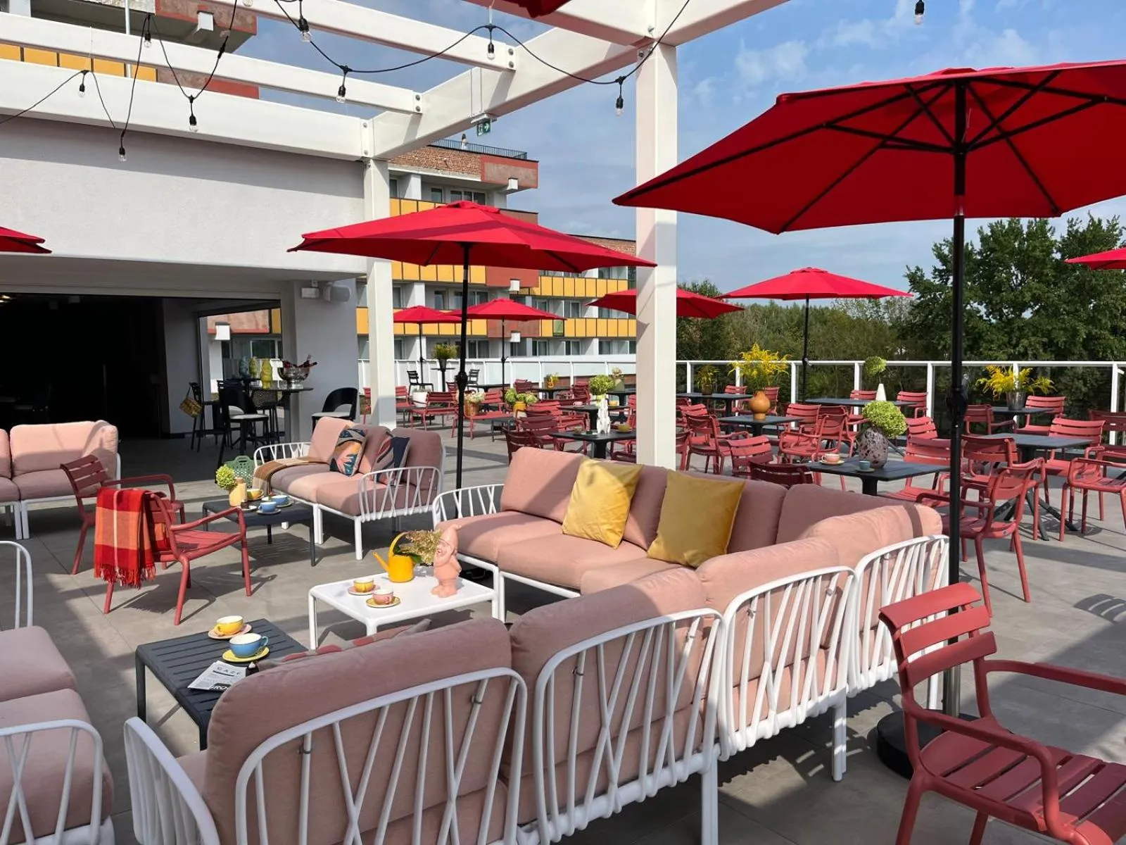 Patio in Arche Nałęczów & SPA dawne Sanatorium Milicyjne