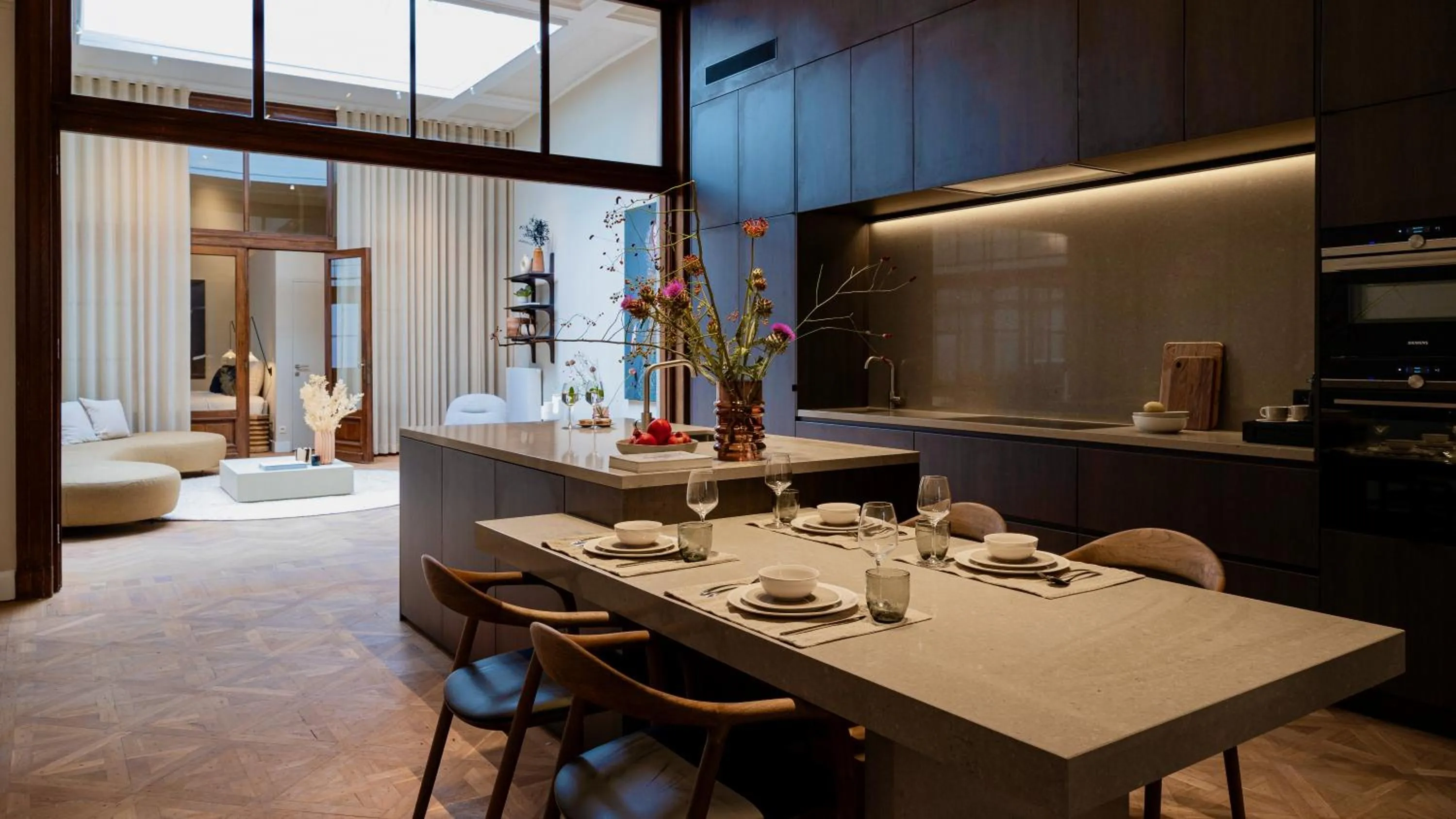 Kitchen or kitchenette in De Gulden Poorte, a LXRYHOME Hotel Collection