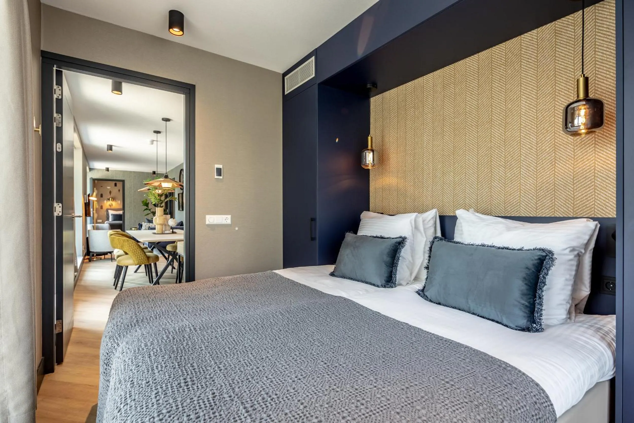 Bed in BizStay Delft