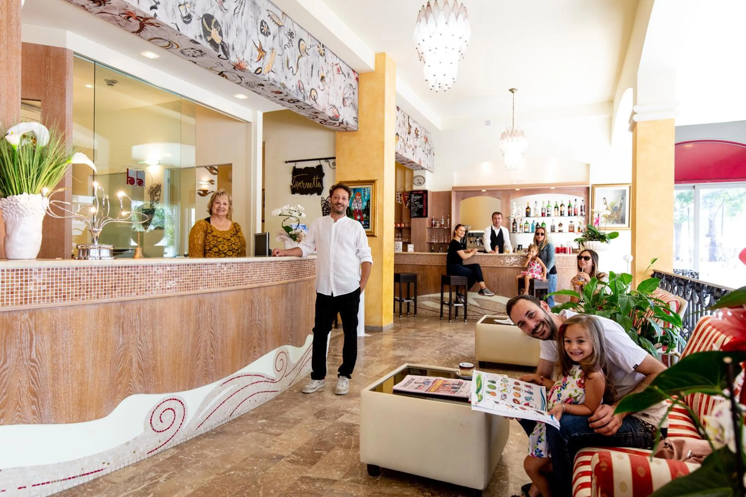 Lobby or reception in Hotel Splendid