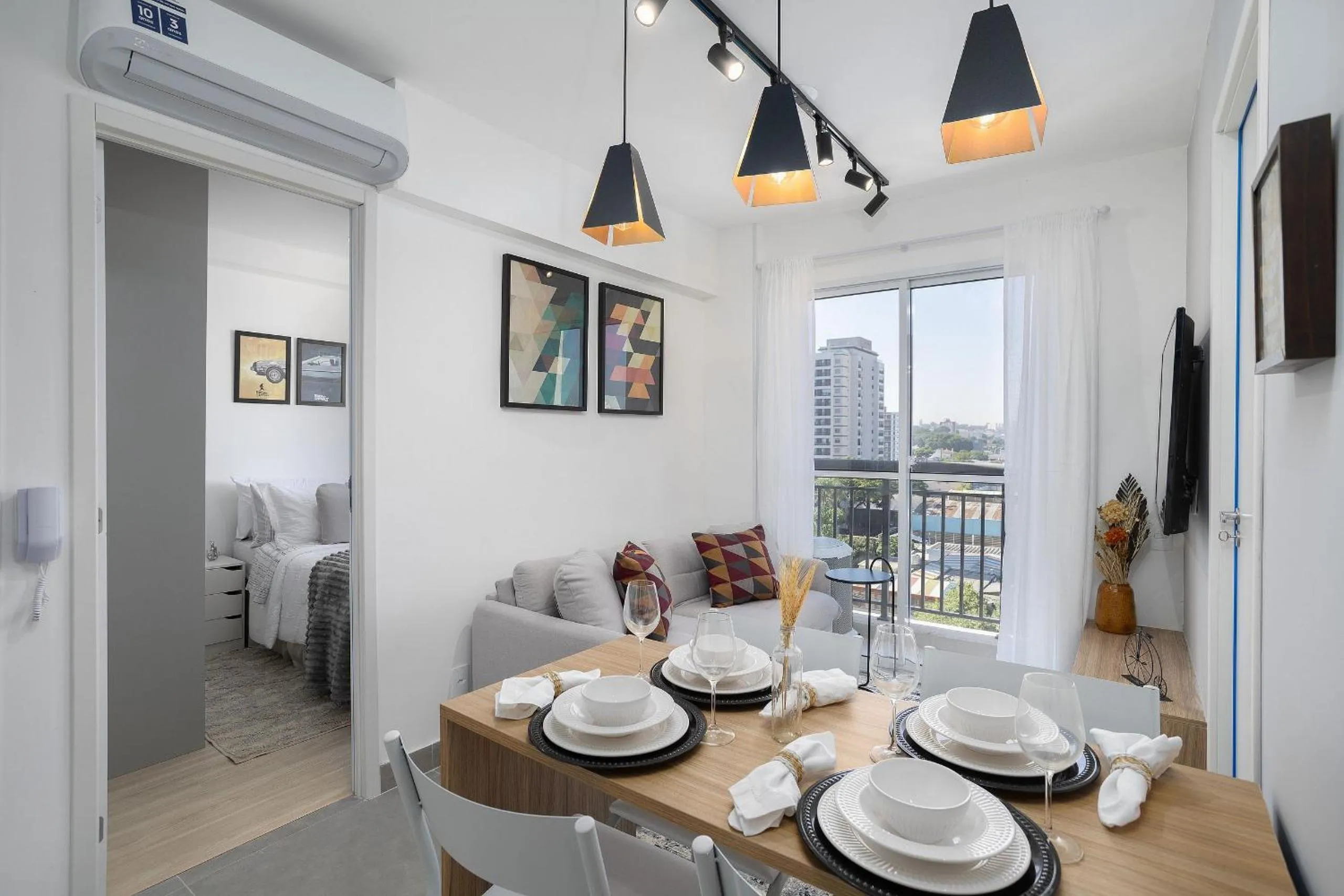 Living room in Composite Moema