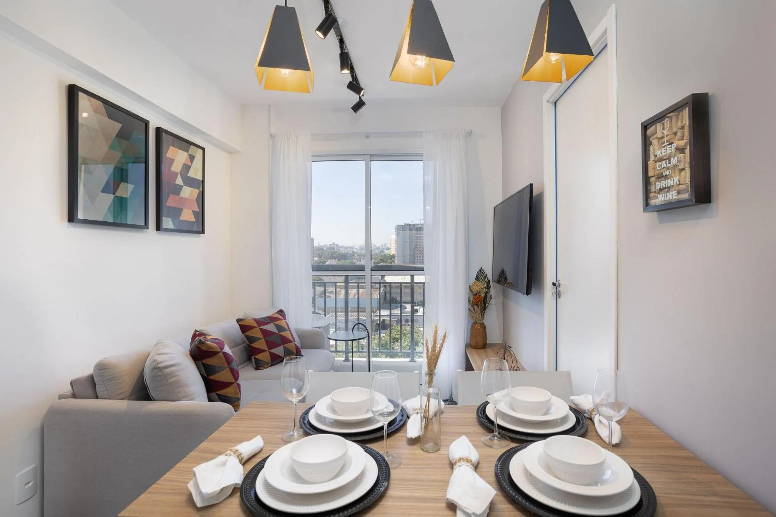 Living room in Composite Moema