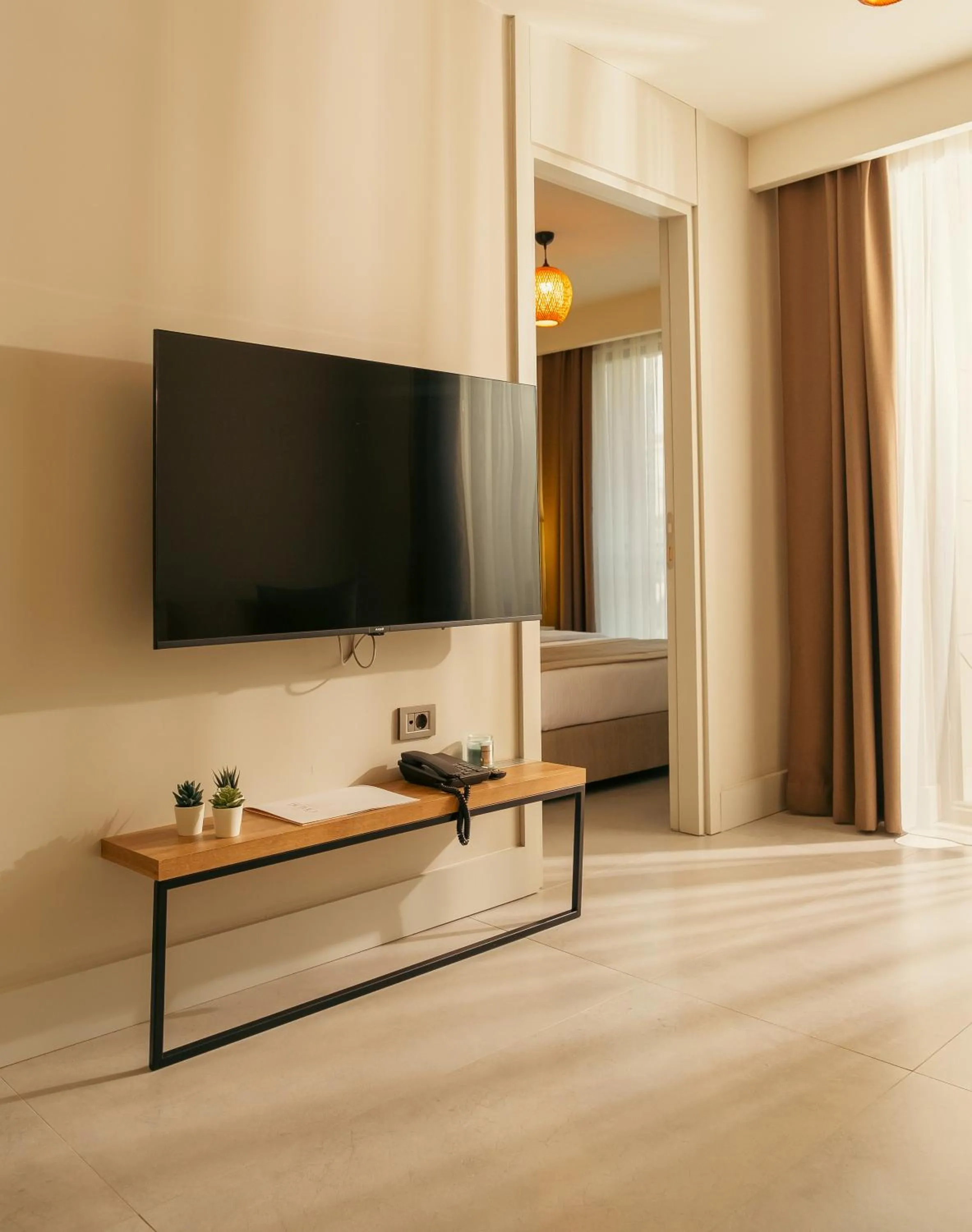 Living room in Bomo Suites