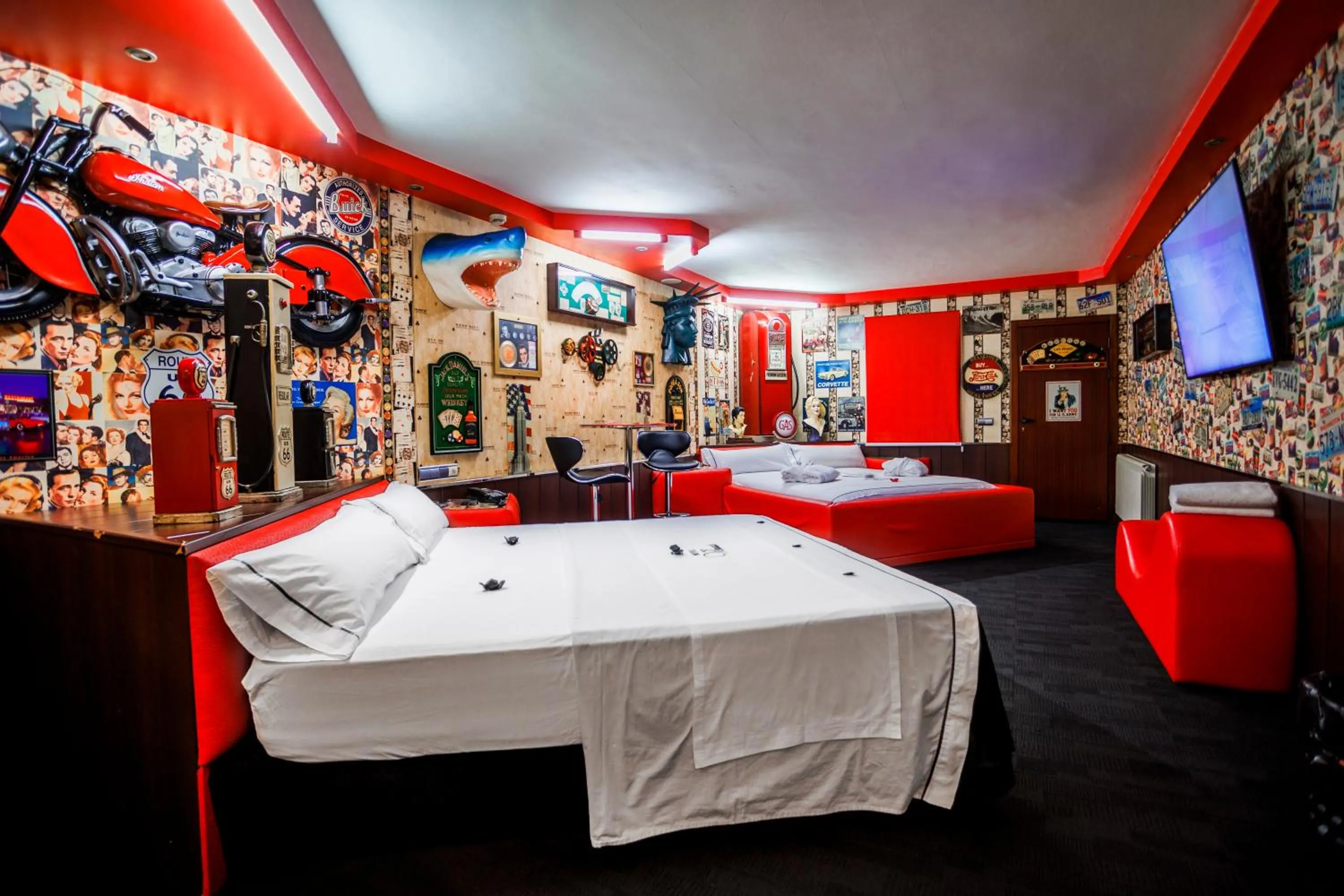 Bed in Motel Venus Pontevedra