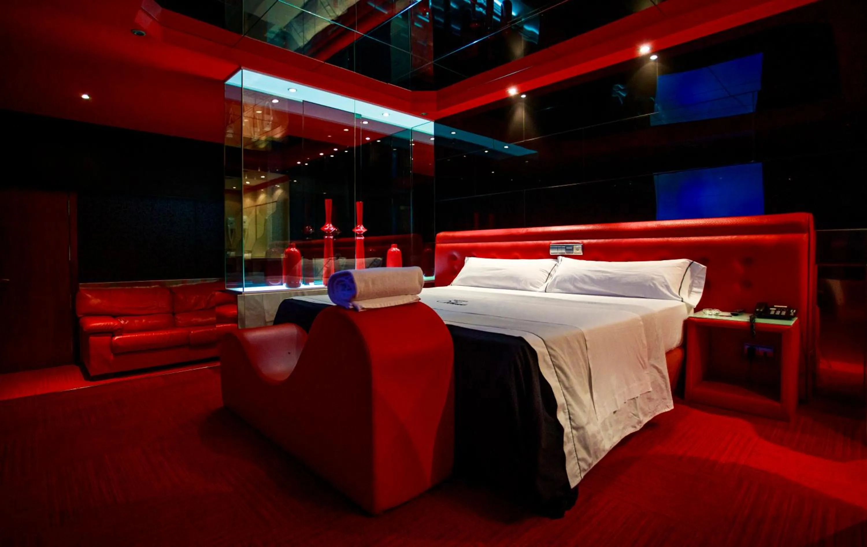 Bed in Motel Venus Pontevedra