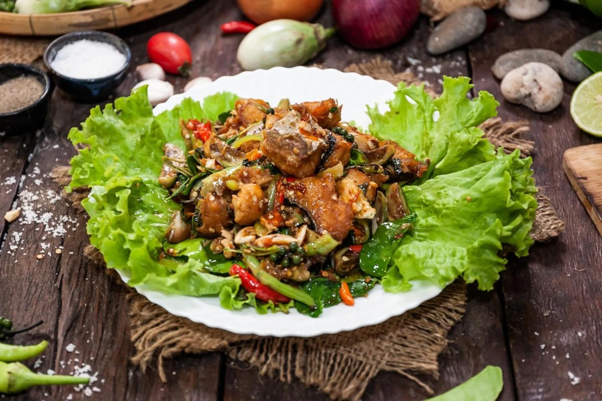 Food in Buengngarm Resort