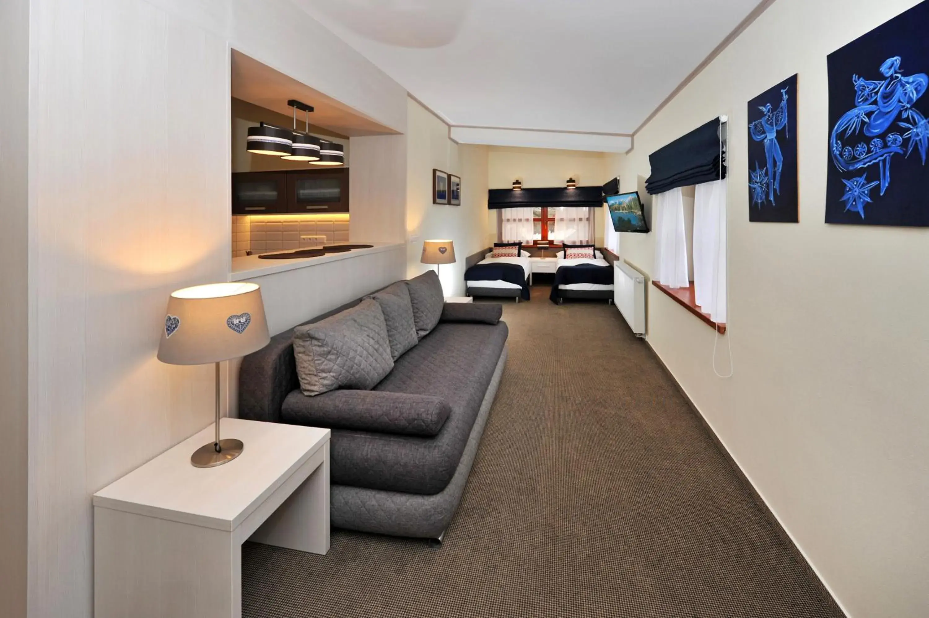 Living room in APLEND Koliba Kamzík Living room in APLEND Koliba Kamzík