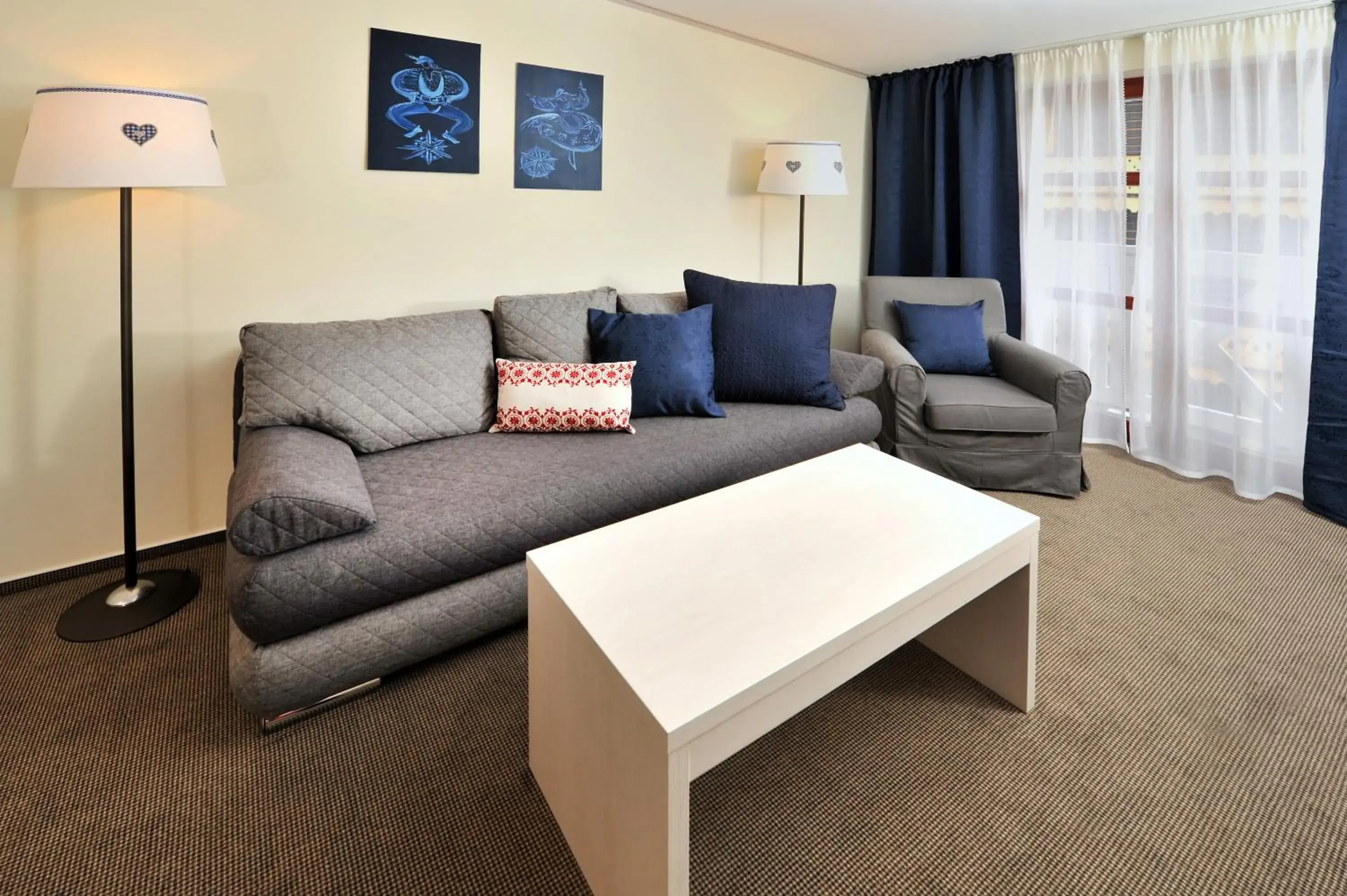 Living room in APLEND Koliba Kamzík Living room in APLEND Koliba Kamzík