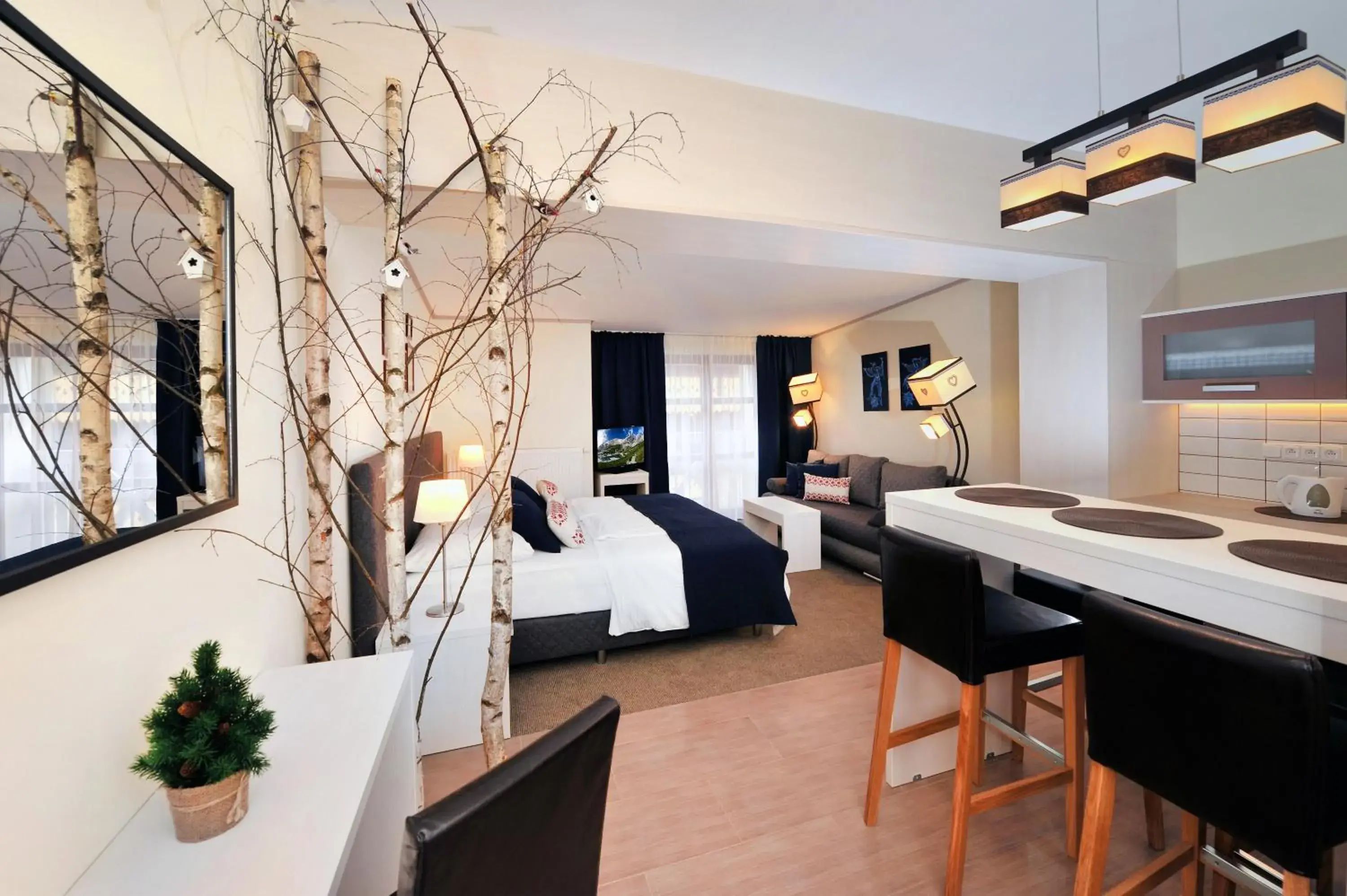 Photo of the whole room, Bed in APLEND Koliba Kamzík Photo of the whole room, Bed in APLEND Koliba Kamzík