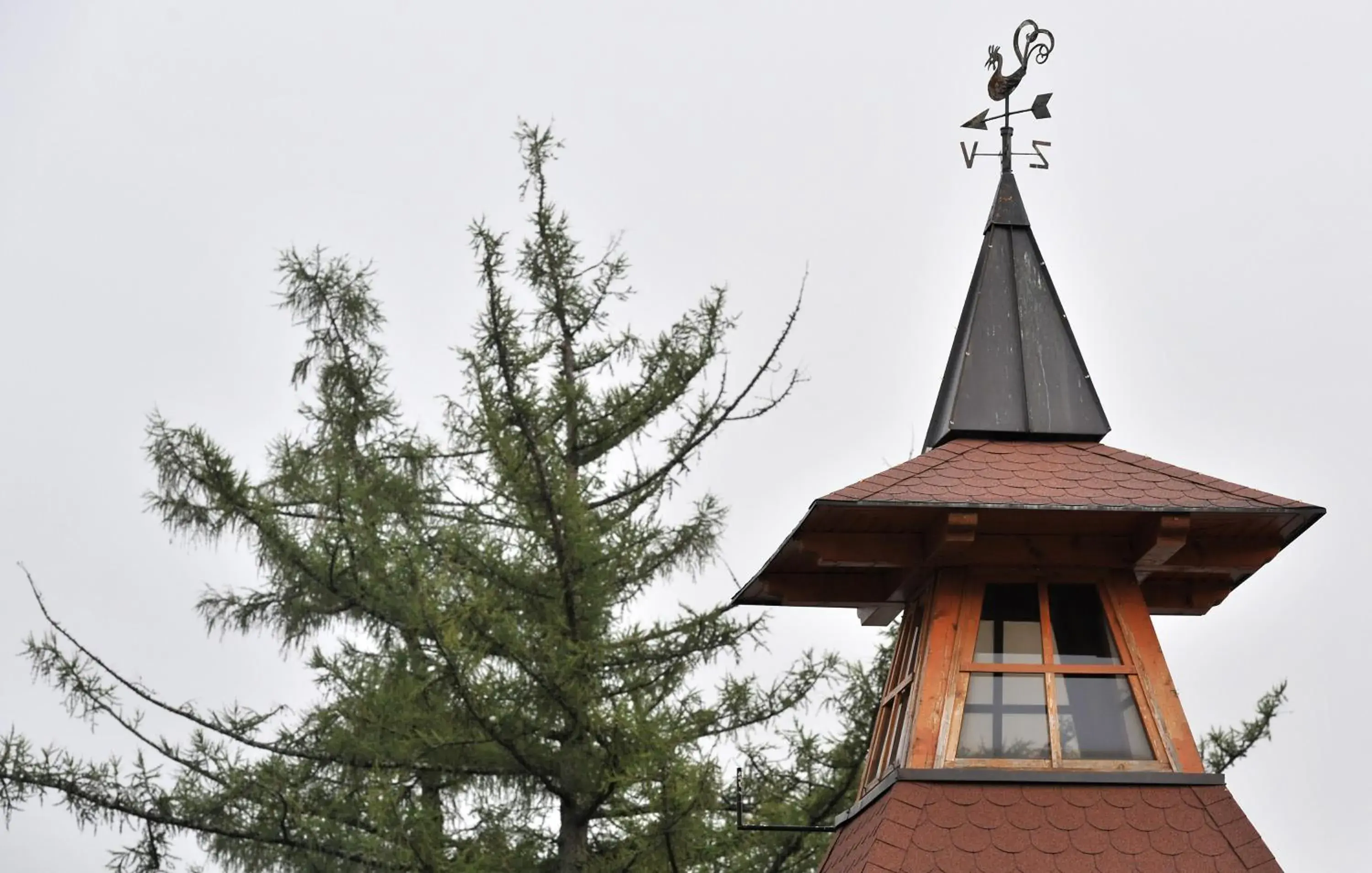 Facade/entrance in APLEND Koliba Kamzík Facade/entrance in APLEND Koliba Kamzík