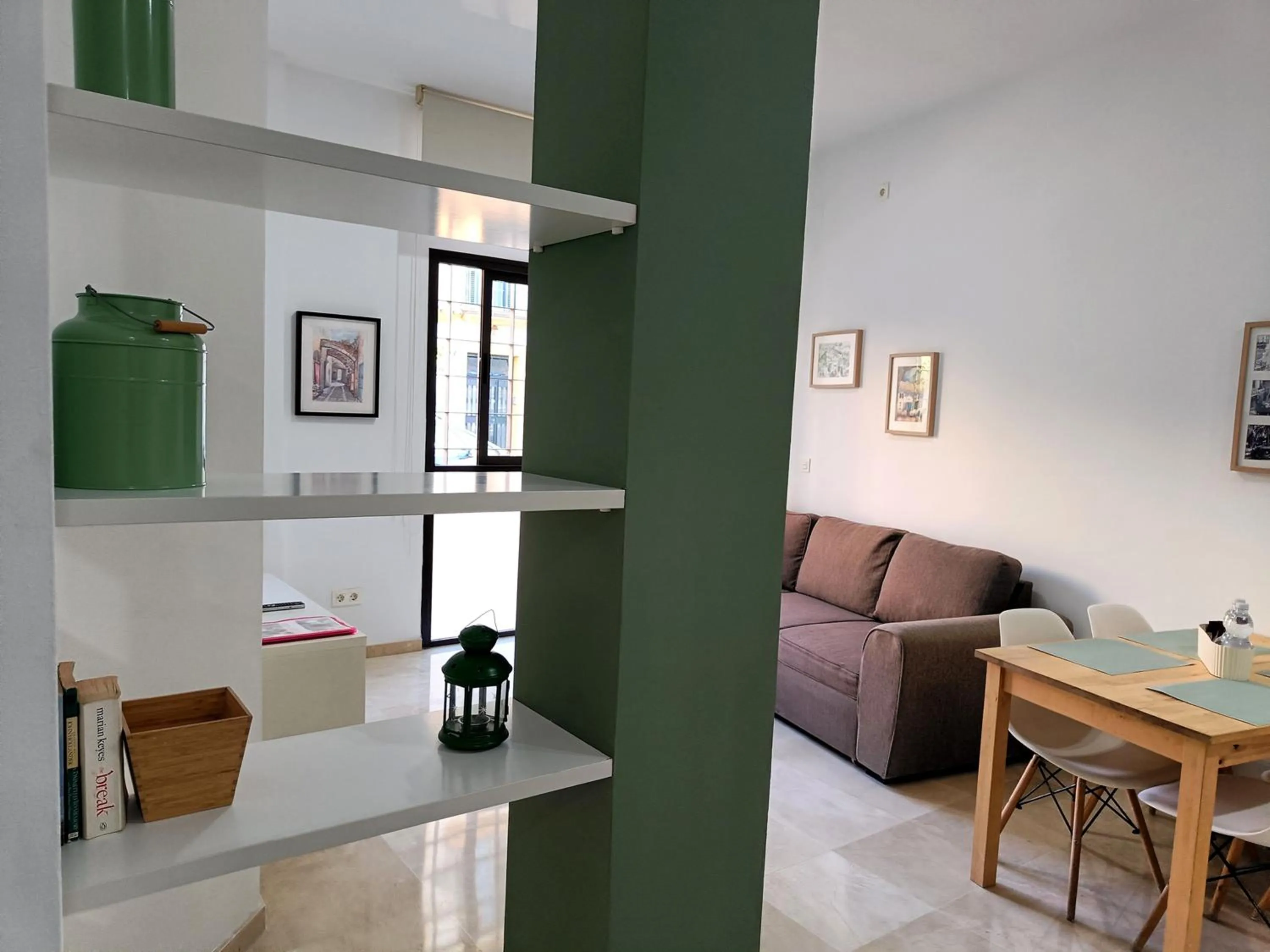 Kitchen or kitchenette in Apartamentos PuntoApart Málaga