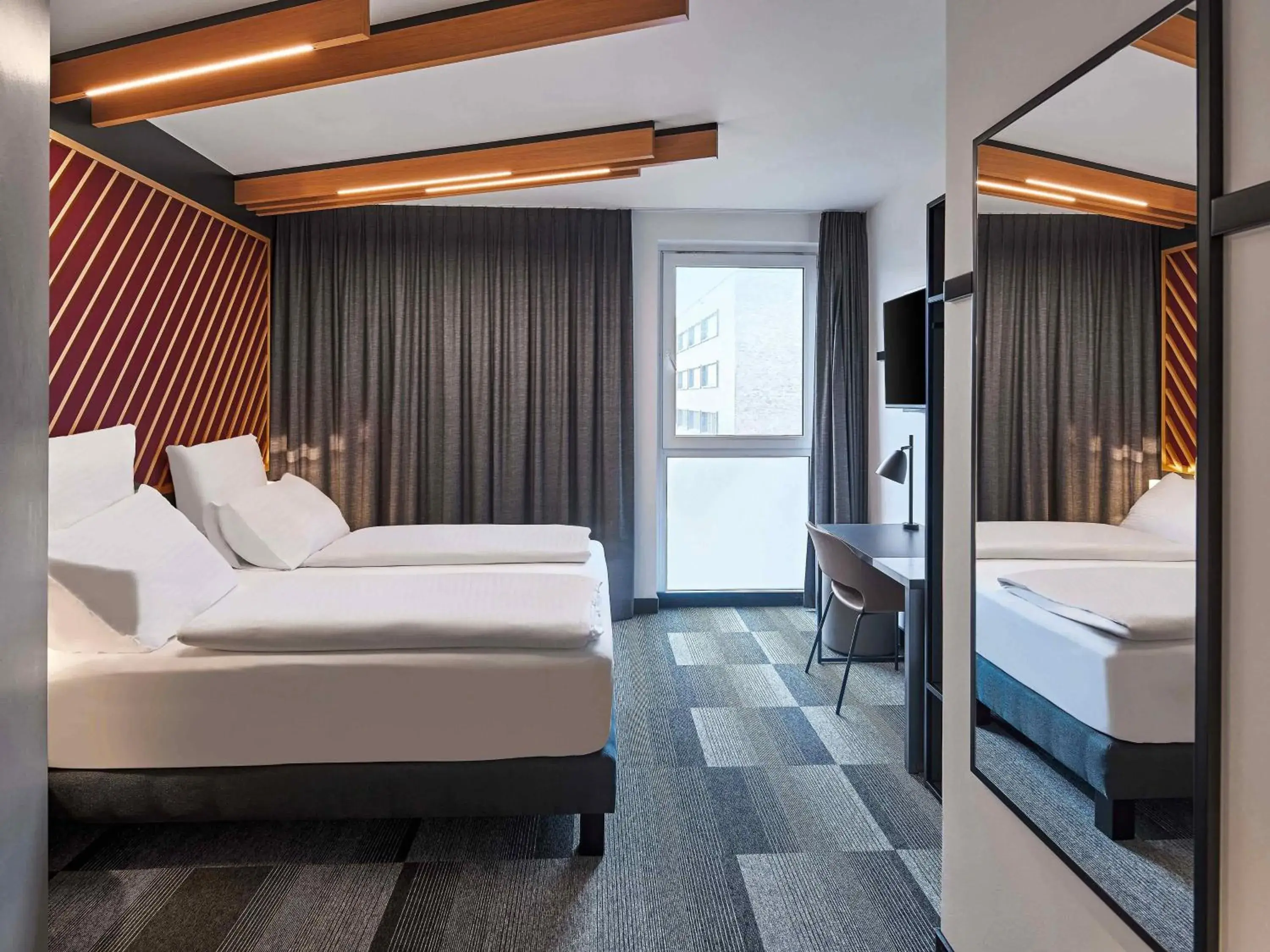 Photo of the whole room, Bed in B&B Hotel Köln-Messe Photo of the whole room, Bed in B&B Hotel Köln-Messe