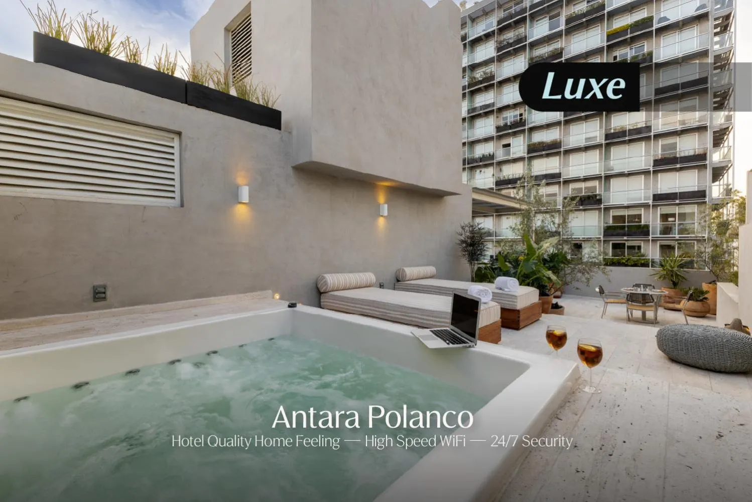 Balcony/Terrace in Capitalia Antara Polanco