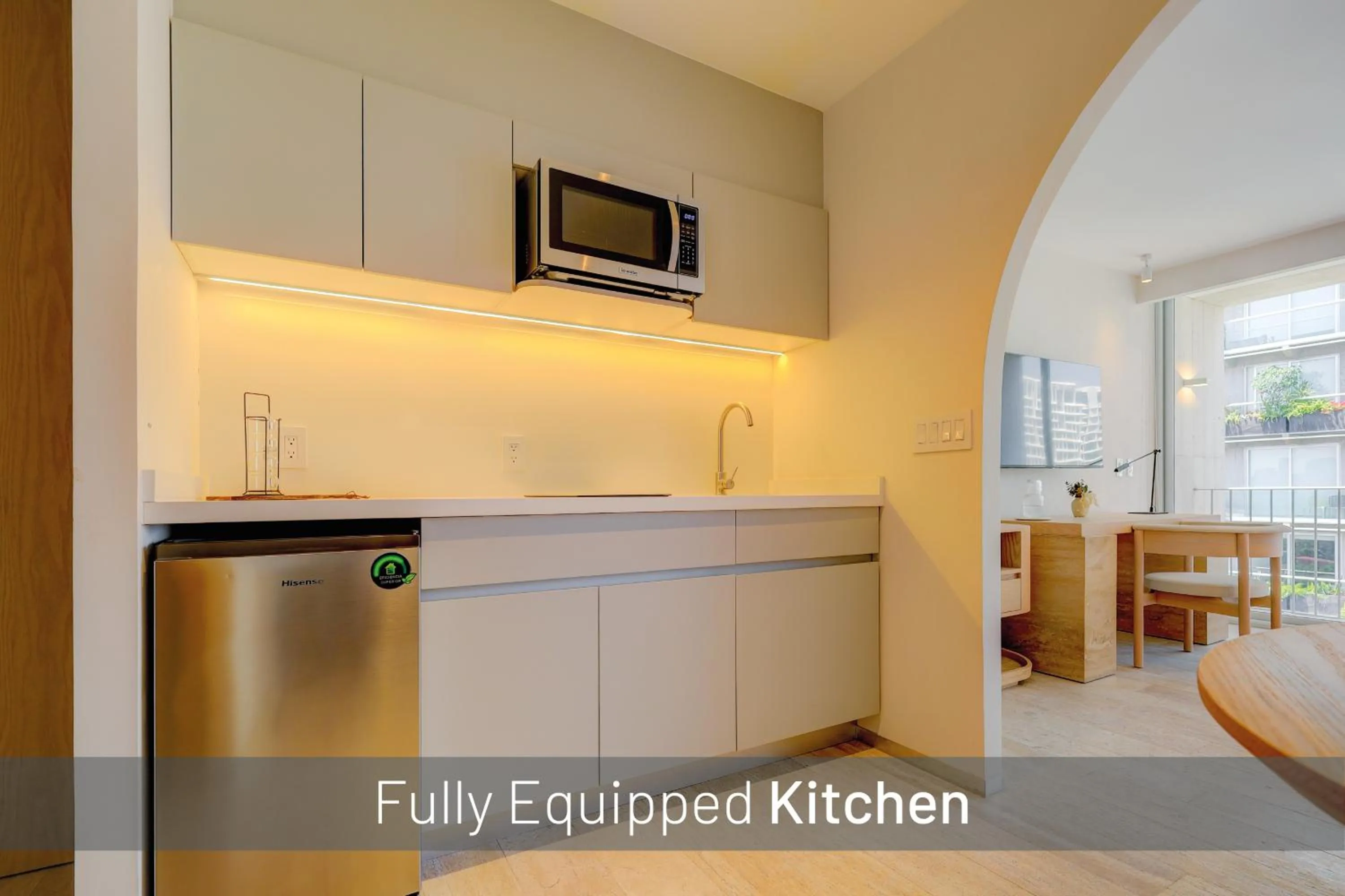 Kitchen or kitchenette in Capitalia Antara Polanco