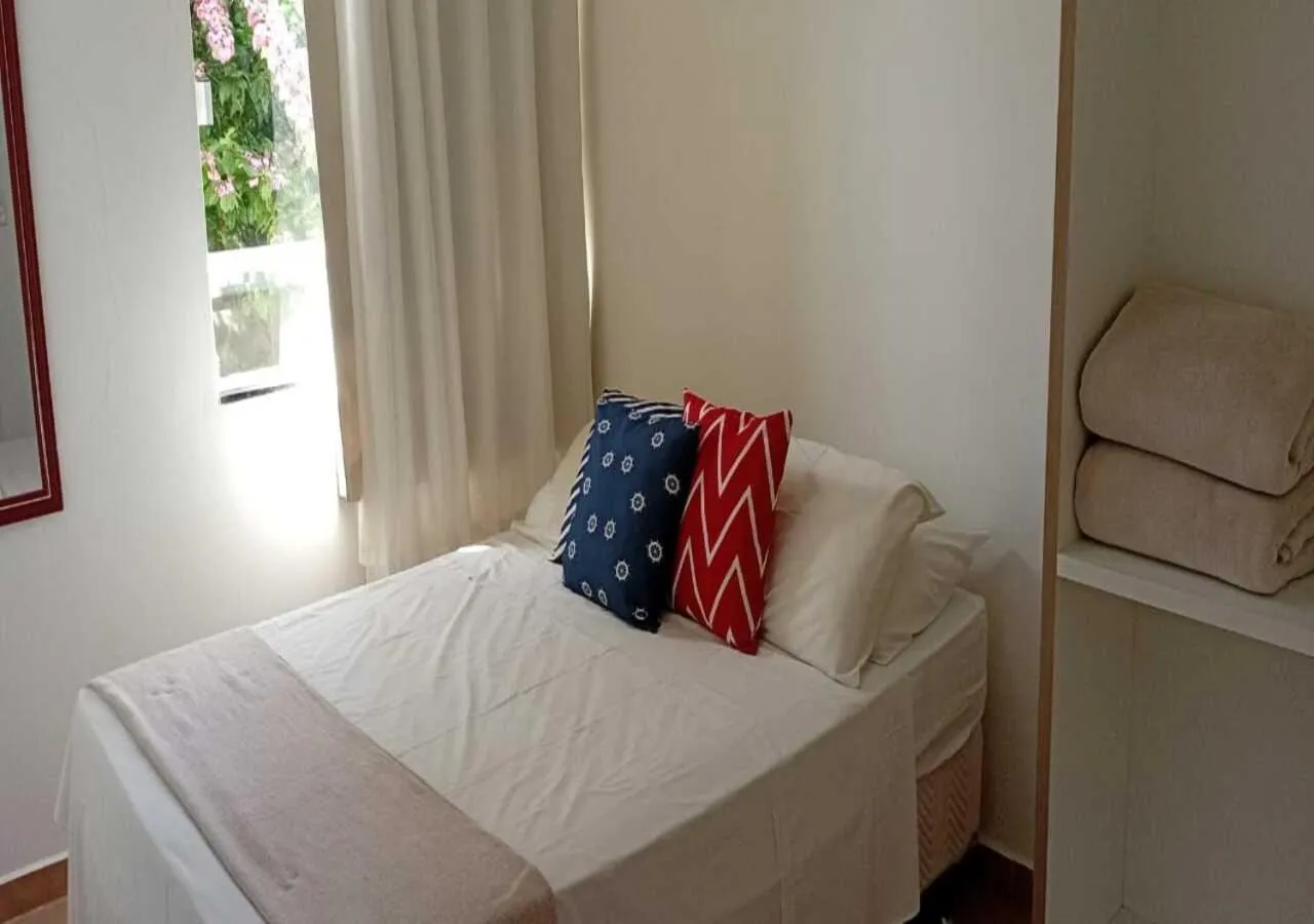 Bed in Hotel Maricá