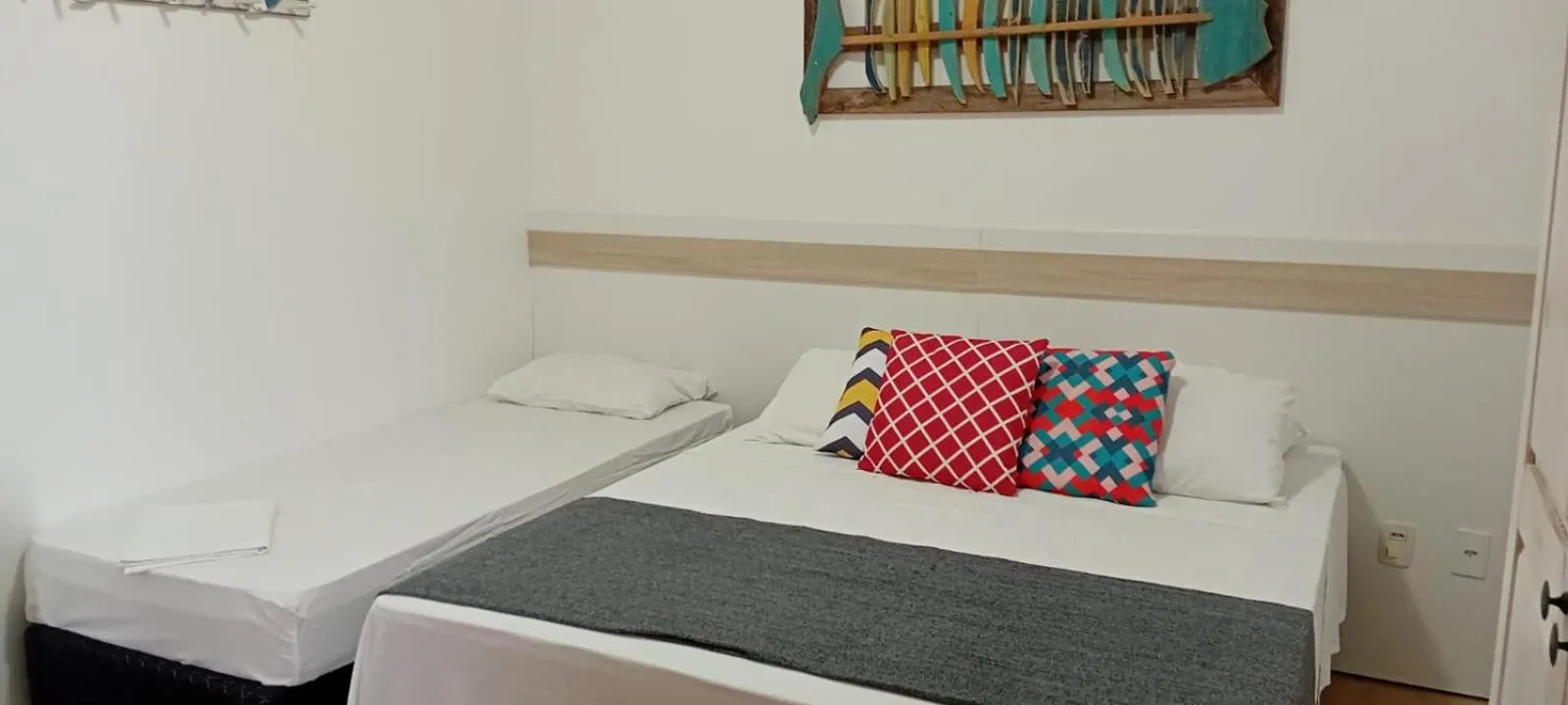 Bed in Hotel Maricá