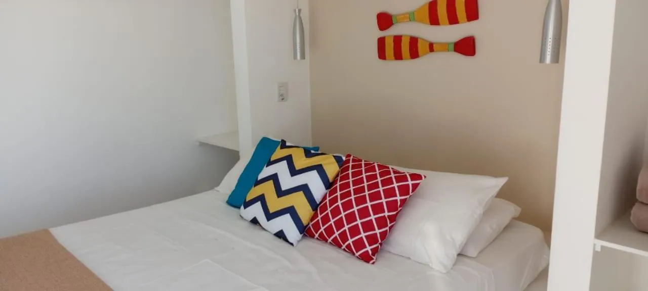 Bed in Hotel Maricá