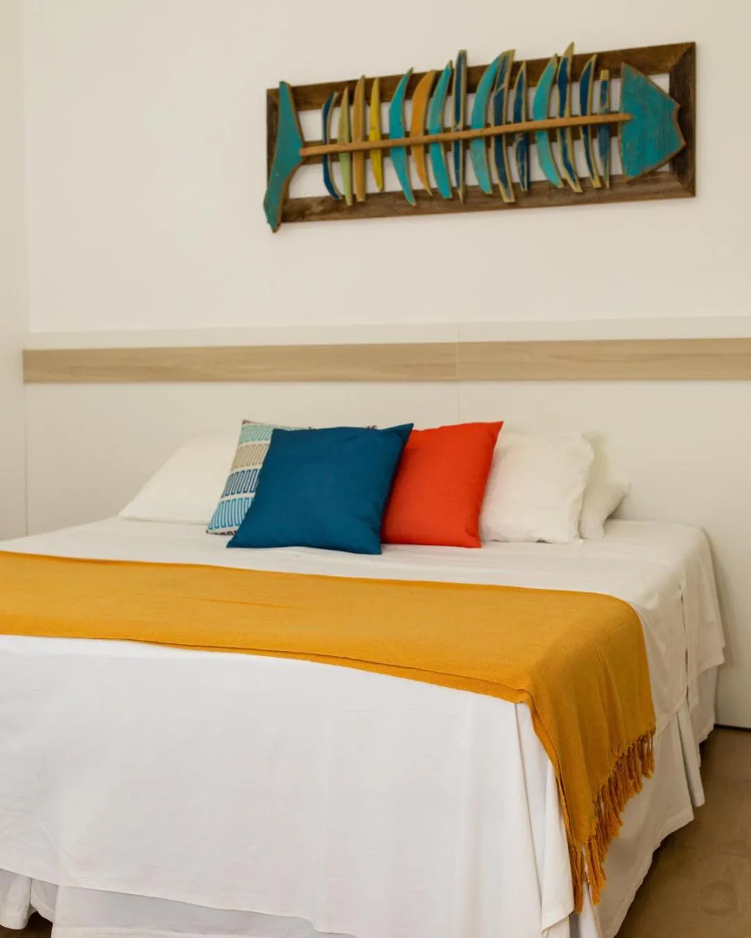 Bed in Hotel Maricá