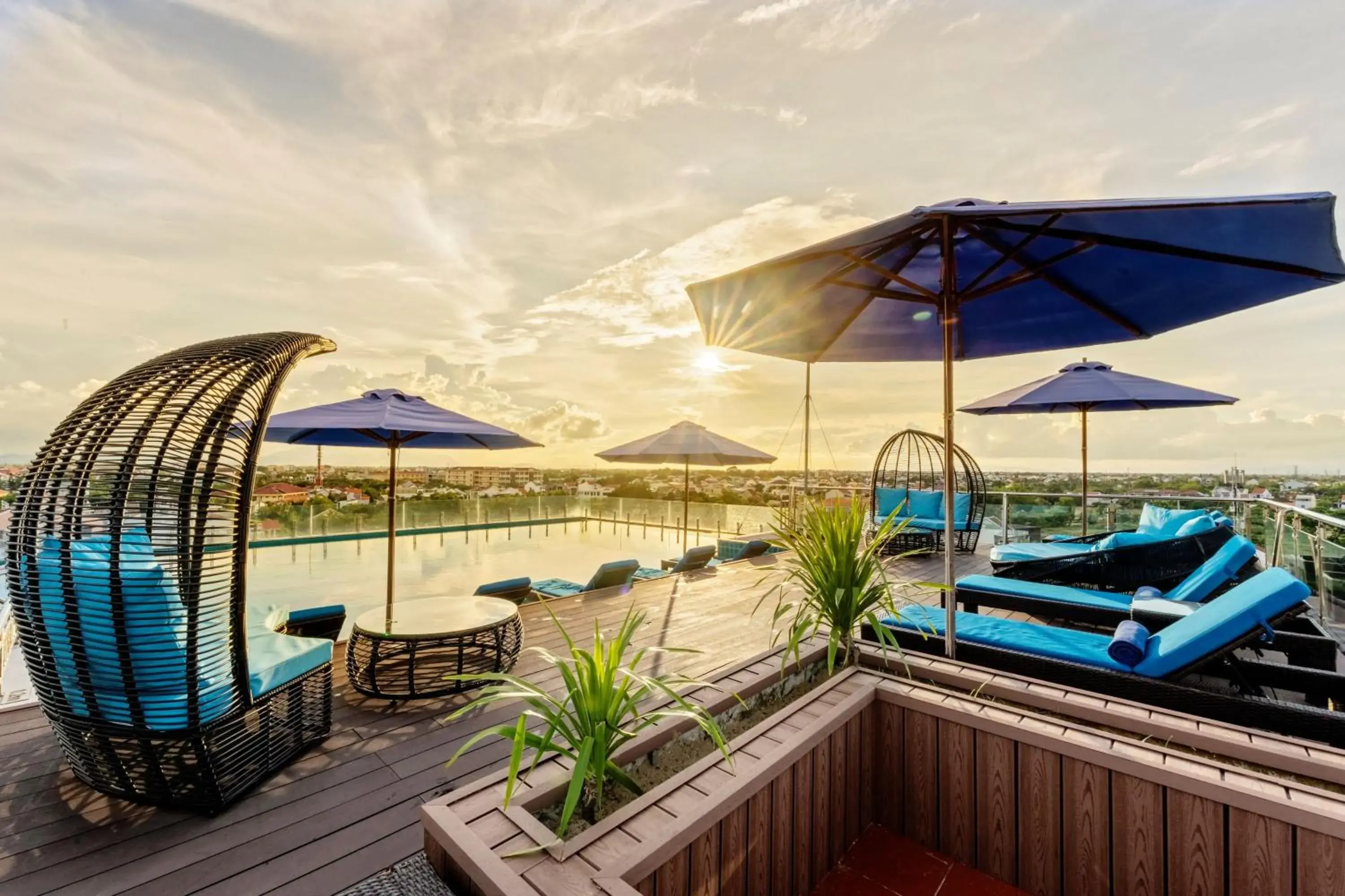 Natural landscape in Qualia De Hôtel Hoi An - Rooftop Bar City View Natural landscape in Qualia De Hôtel Hoi An - Rooftop Bar City View