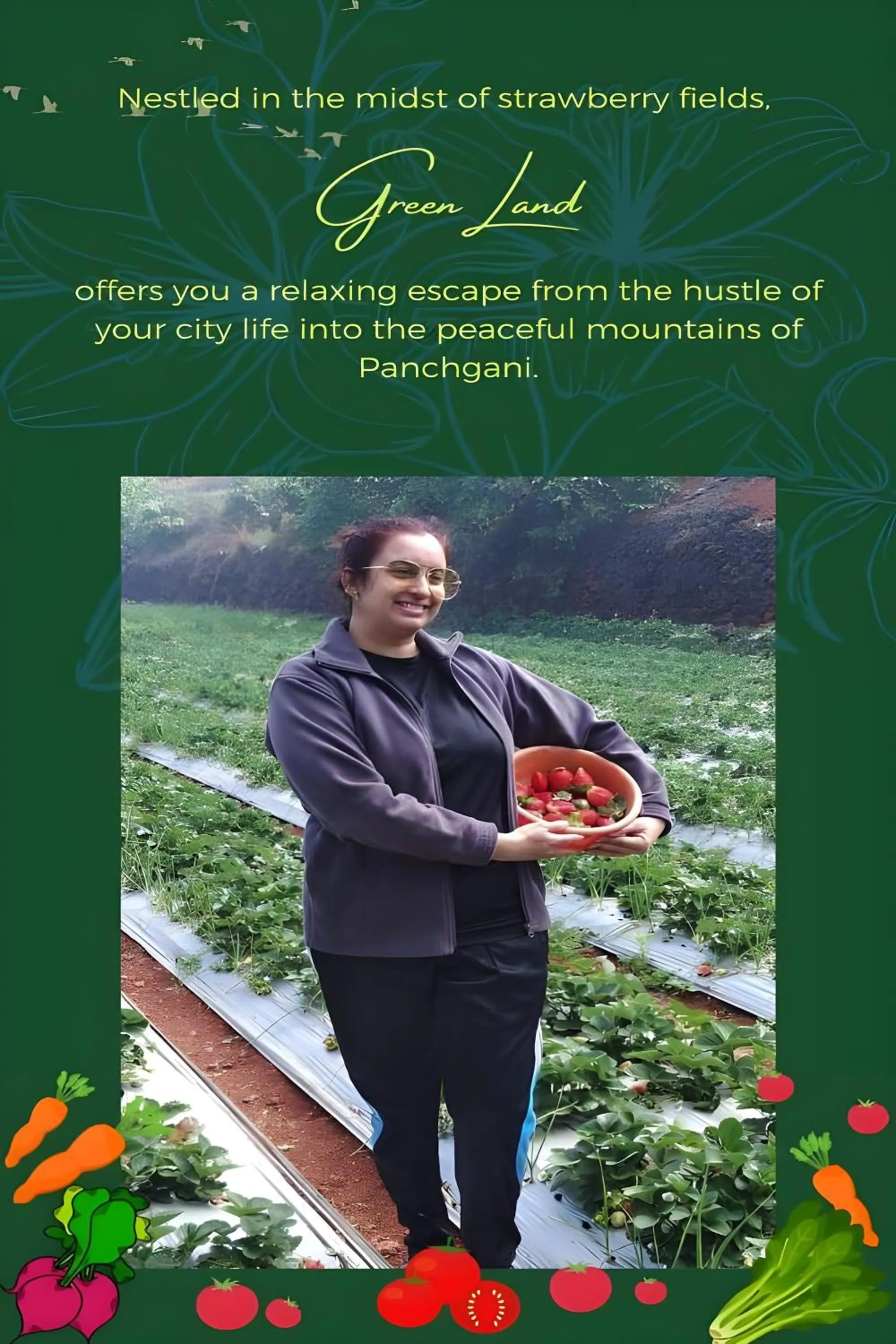 Text overlay in Greenland Stay